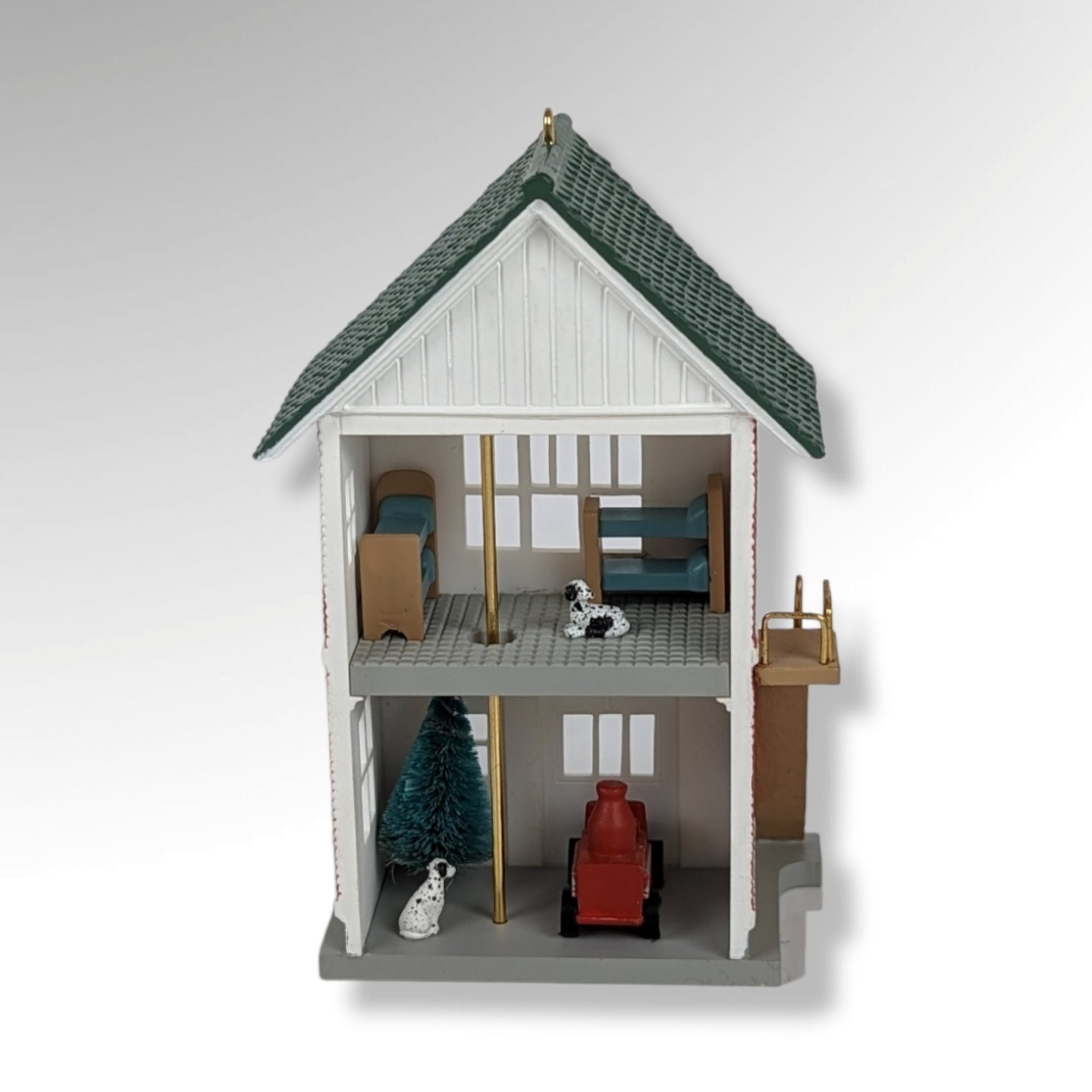 1991 Hallmark Keepsake "Fire Station" Ornament