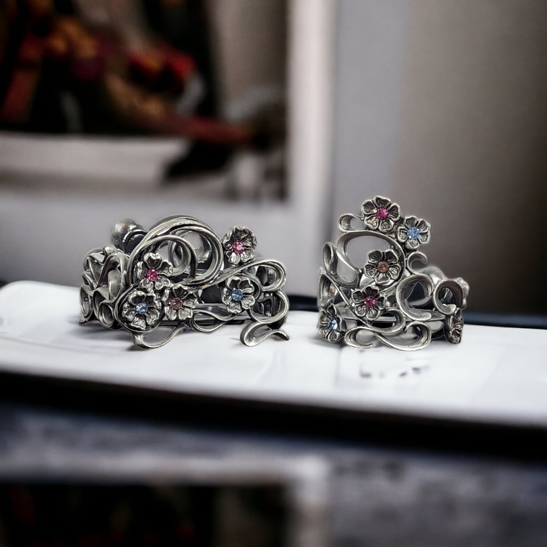 Partylite Square and Round Jewels Candleholders 