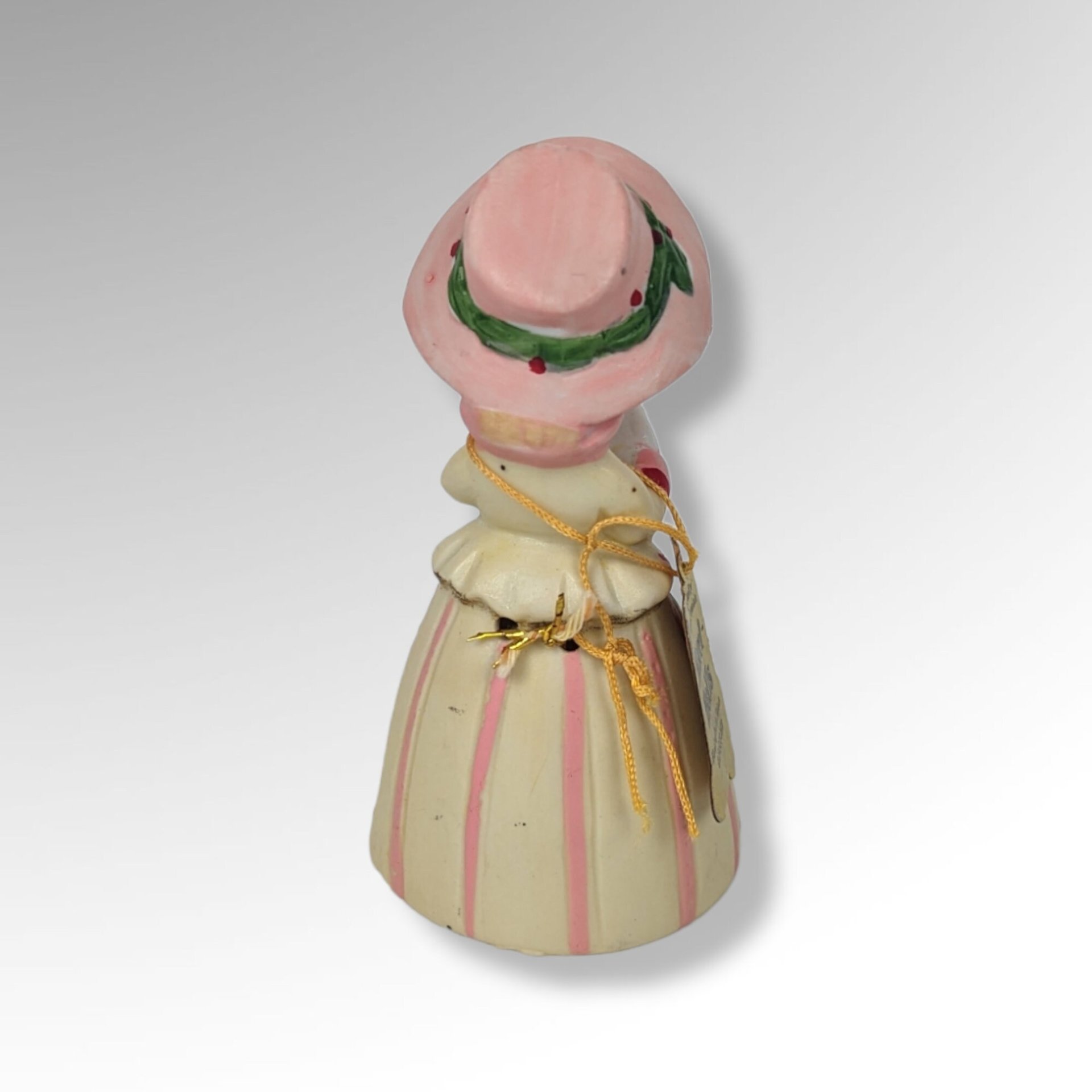 1978 Merri Bells Girl with Dog Bell Figurine