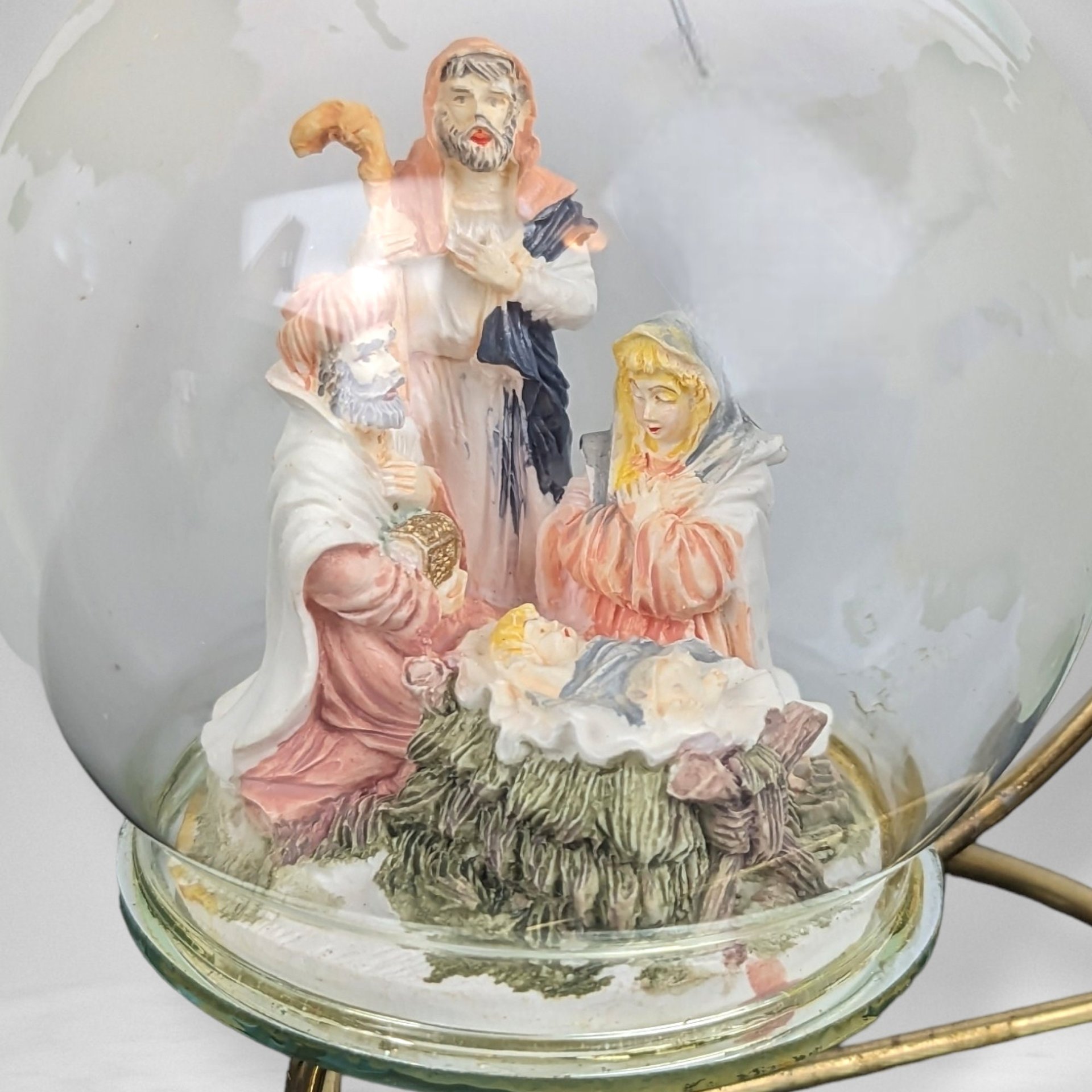 1993 House of Lloyd Around The World Nativity Ornament with Stand - Collectible Holiday Decor