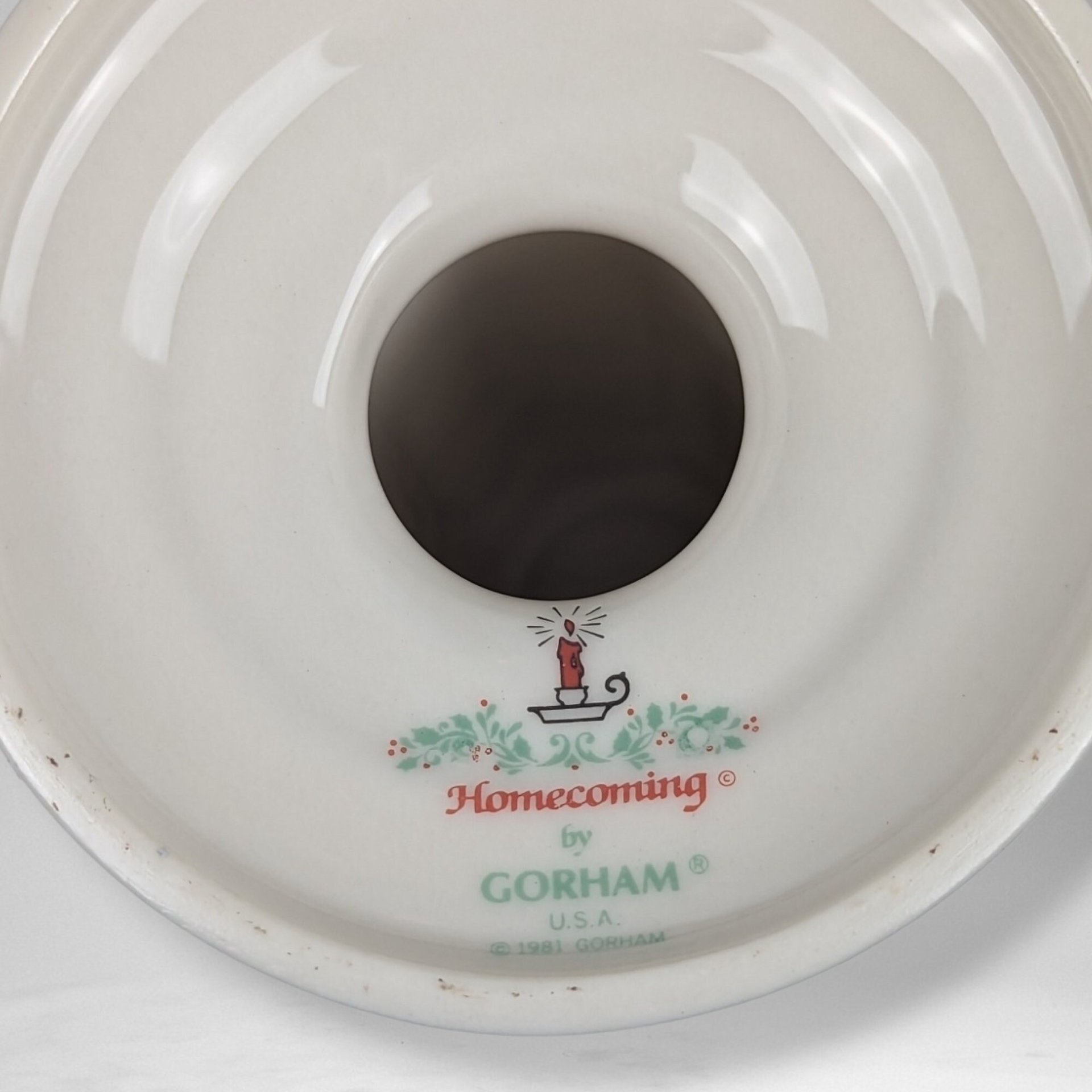 1981 Pair of Gorham Homecoming Candlesticks/Candle Holders