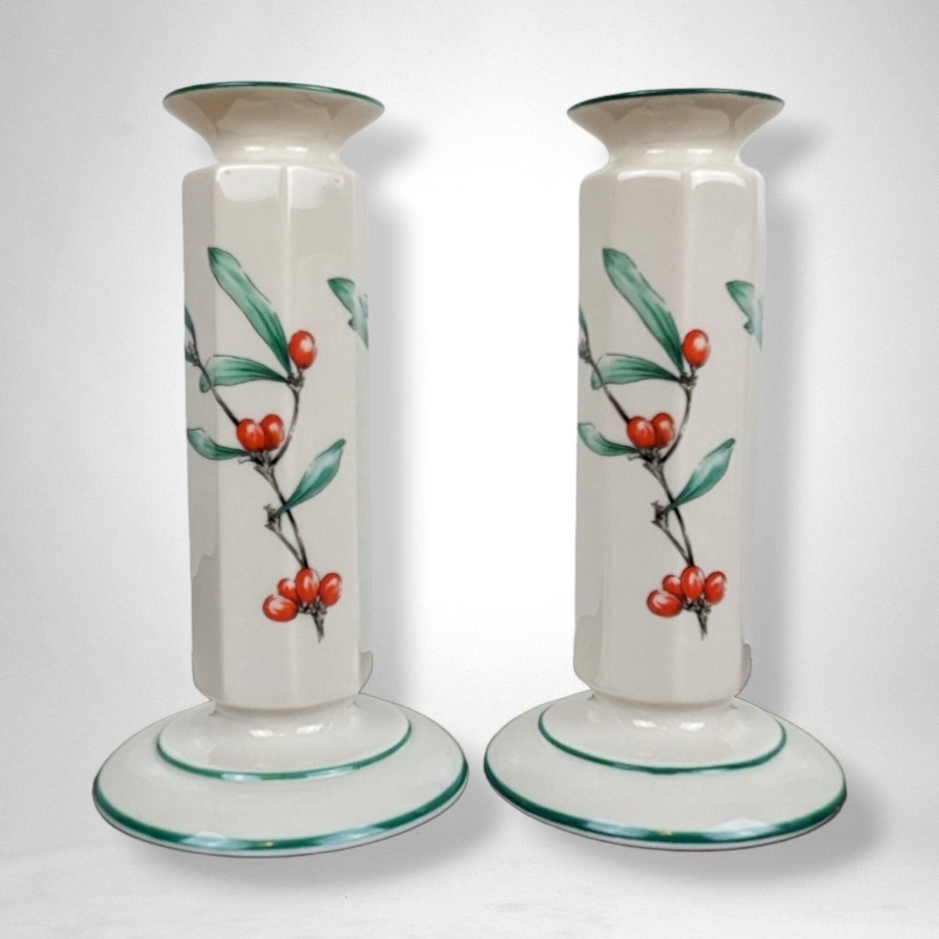 1981 Pair of Gorham Homecoming Candlesticks/Candle Holders