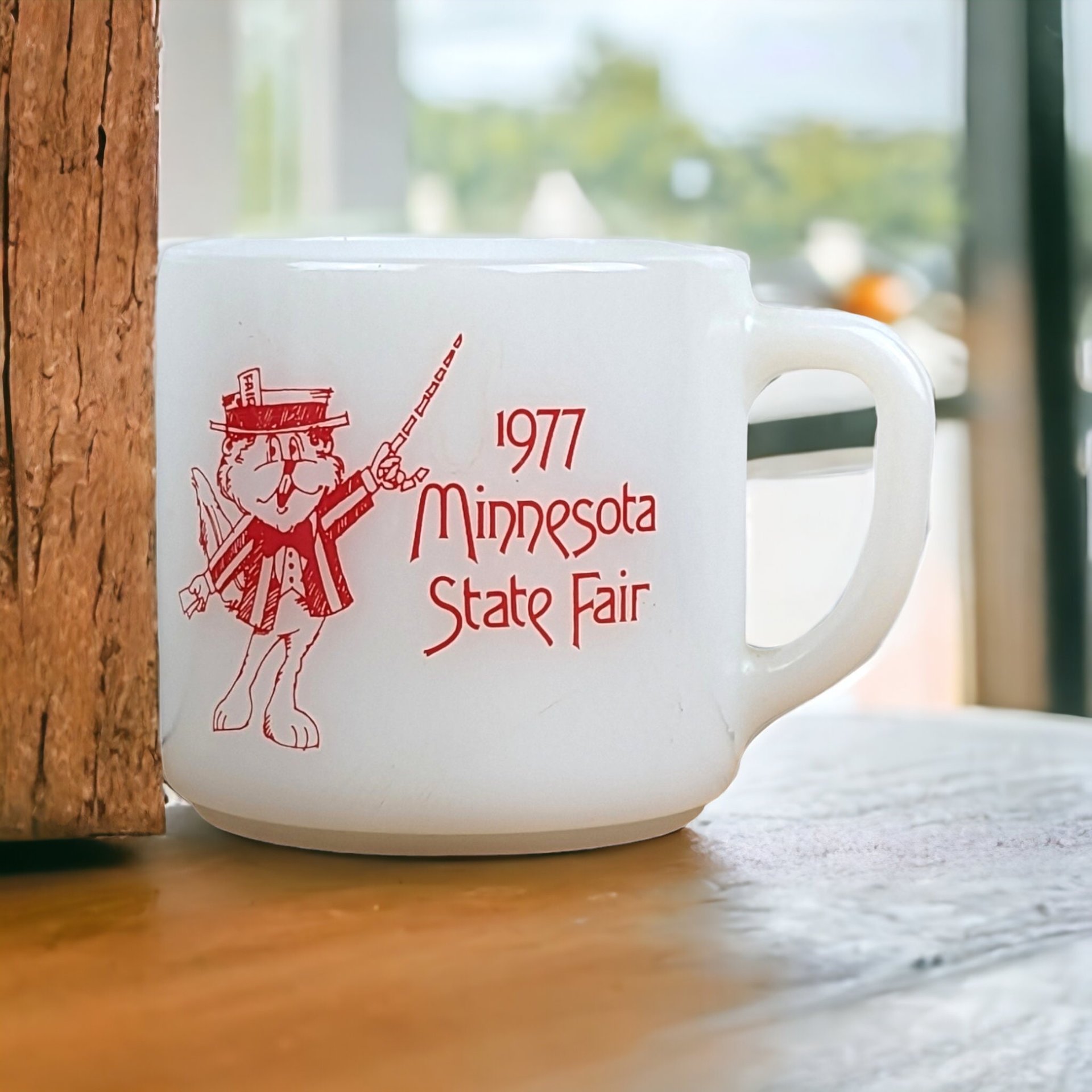 1977 Minnesota State Fair Mug Made by Federal Glass Company