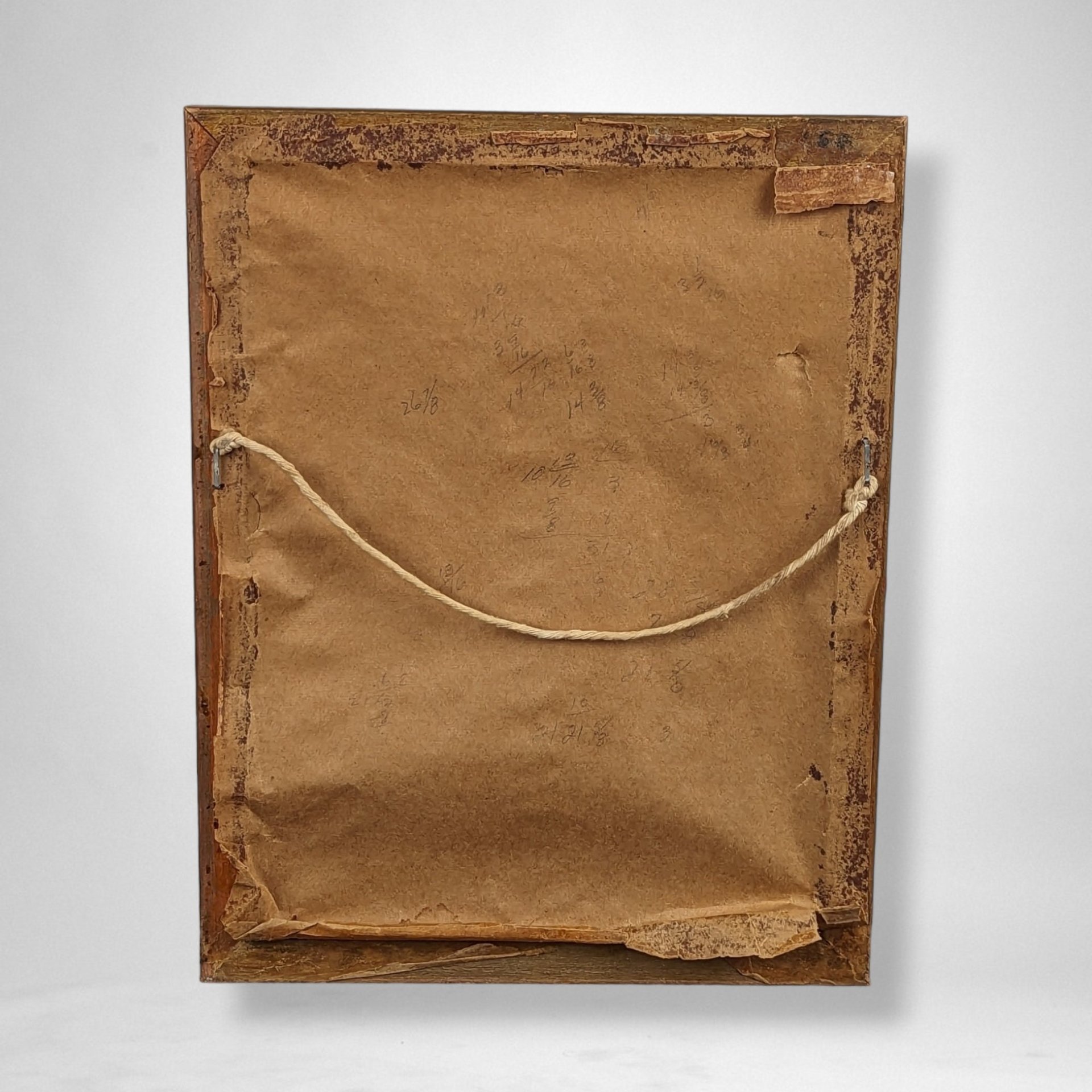 Vintage Framed 9x7" Sacred Heart of Jesus Print: Religious Art Collectible