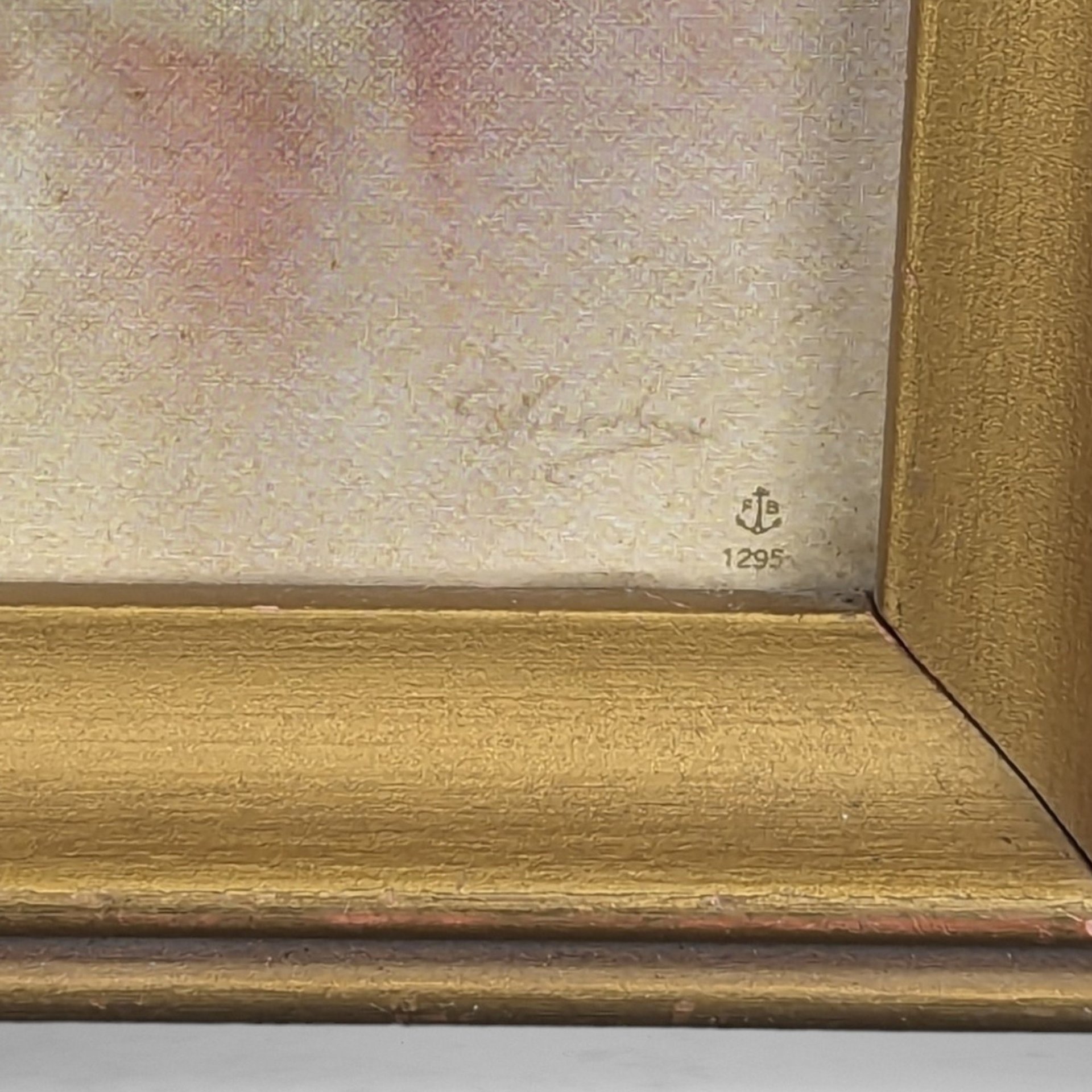 Vintage Framed 9x7" Sacred Heart of Jesus Print: Religious Art Collectible