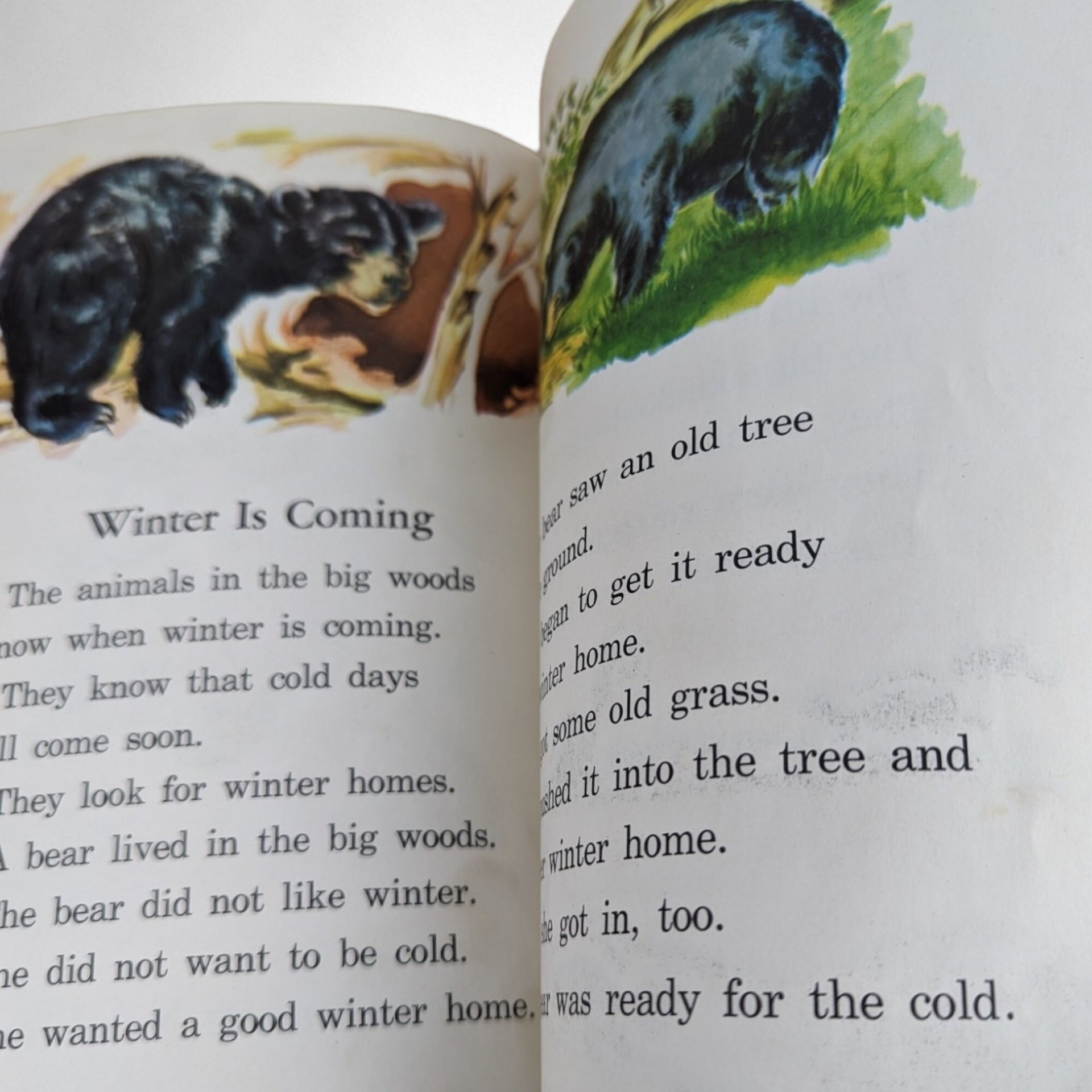 Vintage 1954 'Happy Times School Reader' Children's Book