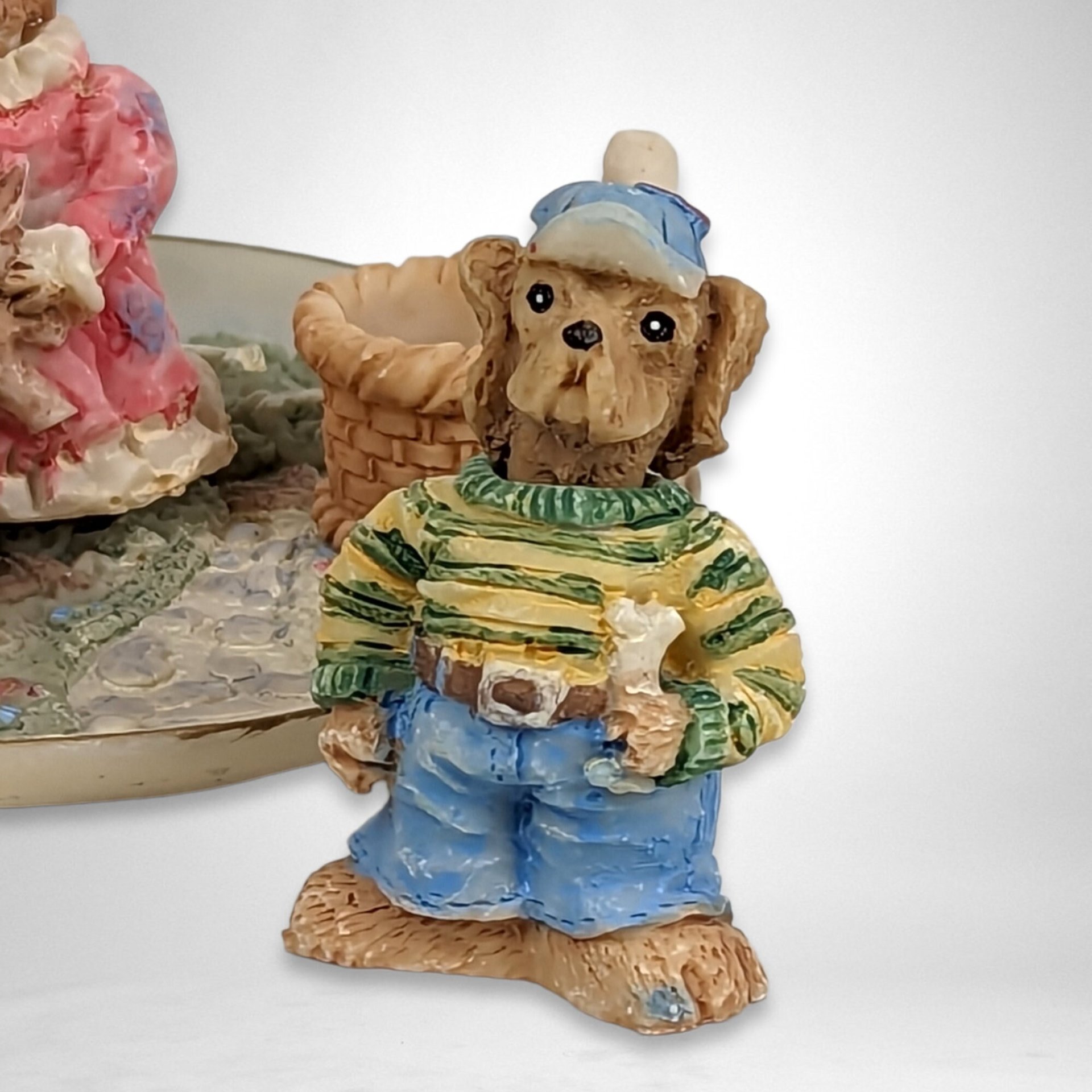 Charming C&F Enterprises Spring Puppies Miniature Tea Set for Delightful Tea Time