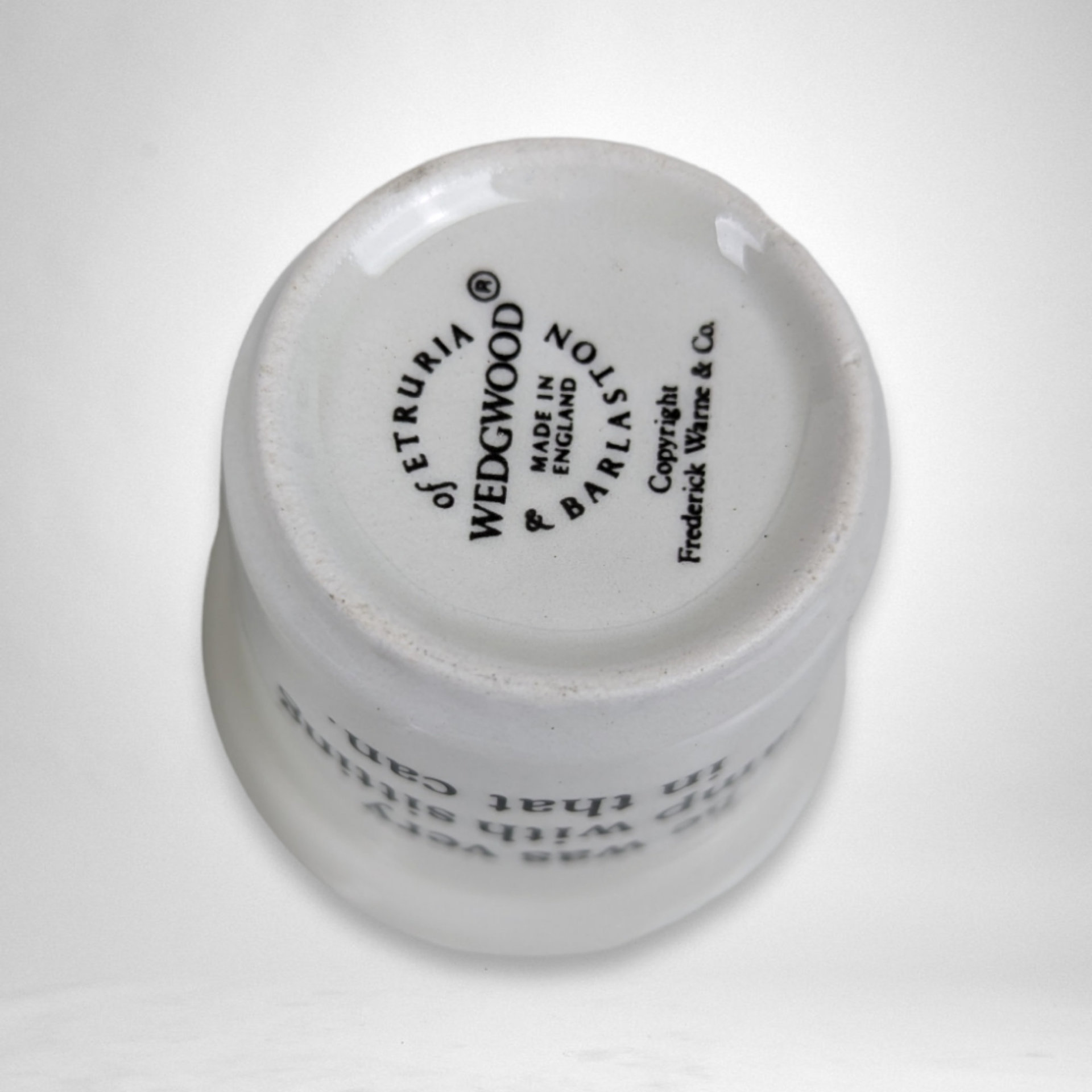 Charming Wedgwood Beatrix Potter Peter Rabbit Bowl and Egg Cup Set