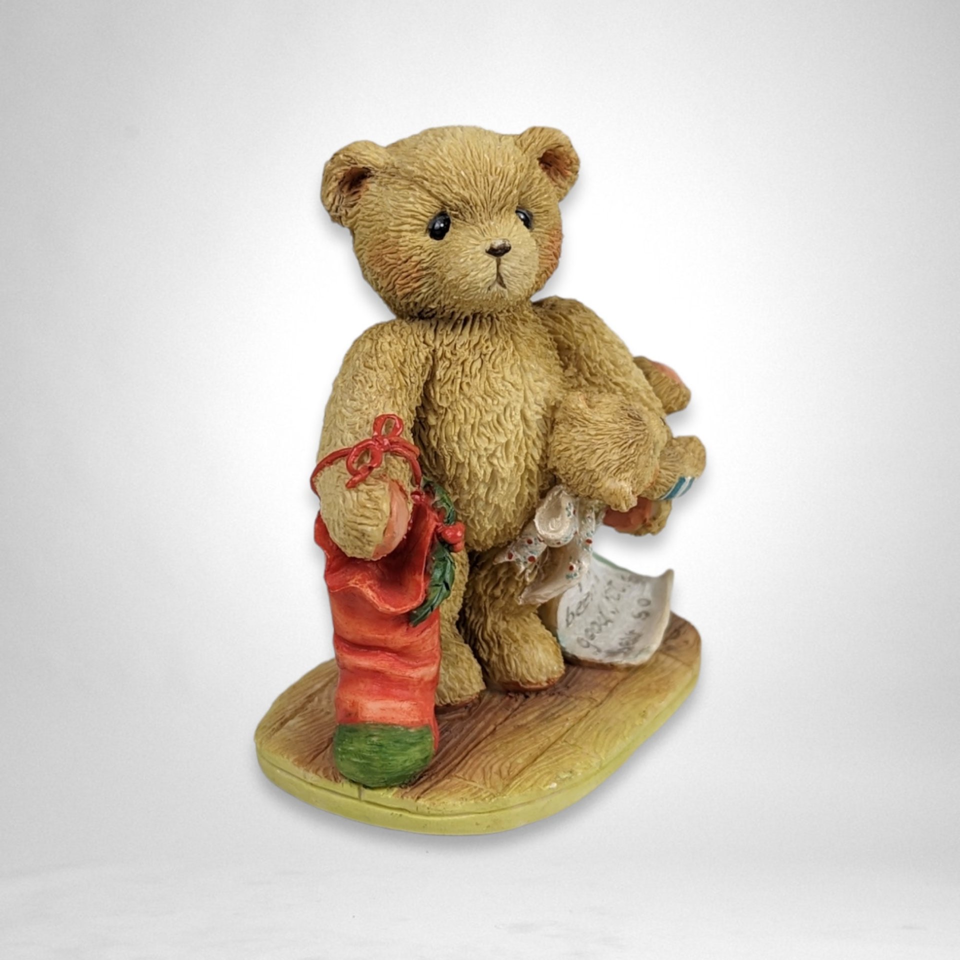 1992 Cherished Teddies Jacob "Wishing For Love" Collectible Figurine