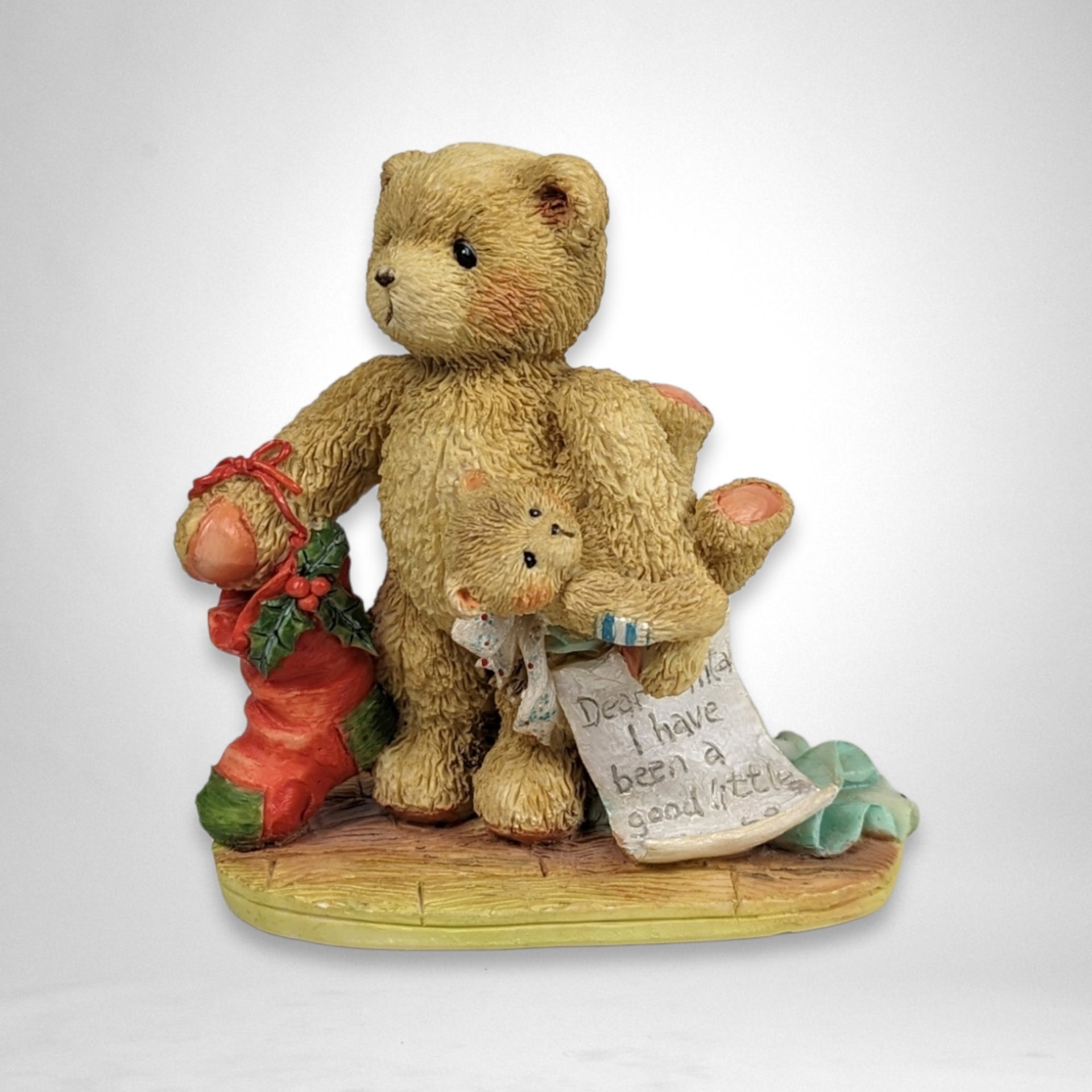 1992 Cherished Teddies Jacob "Wishing For Love" Collectible Figurine