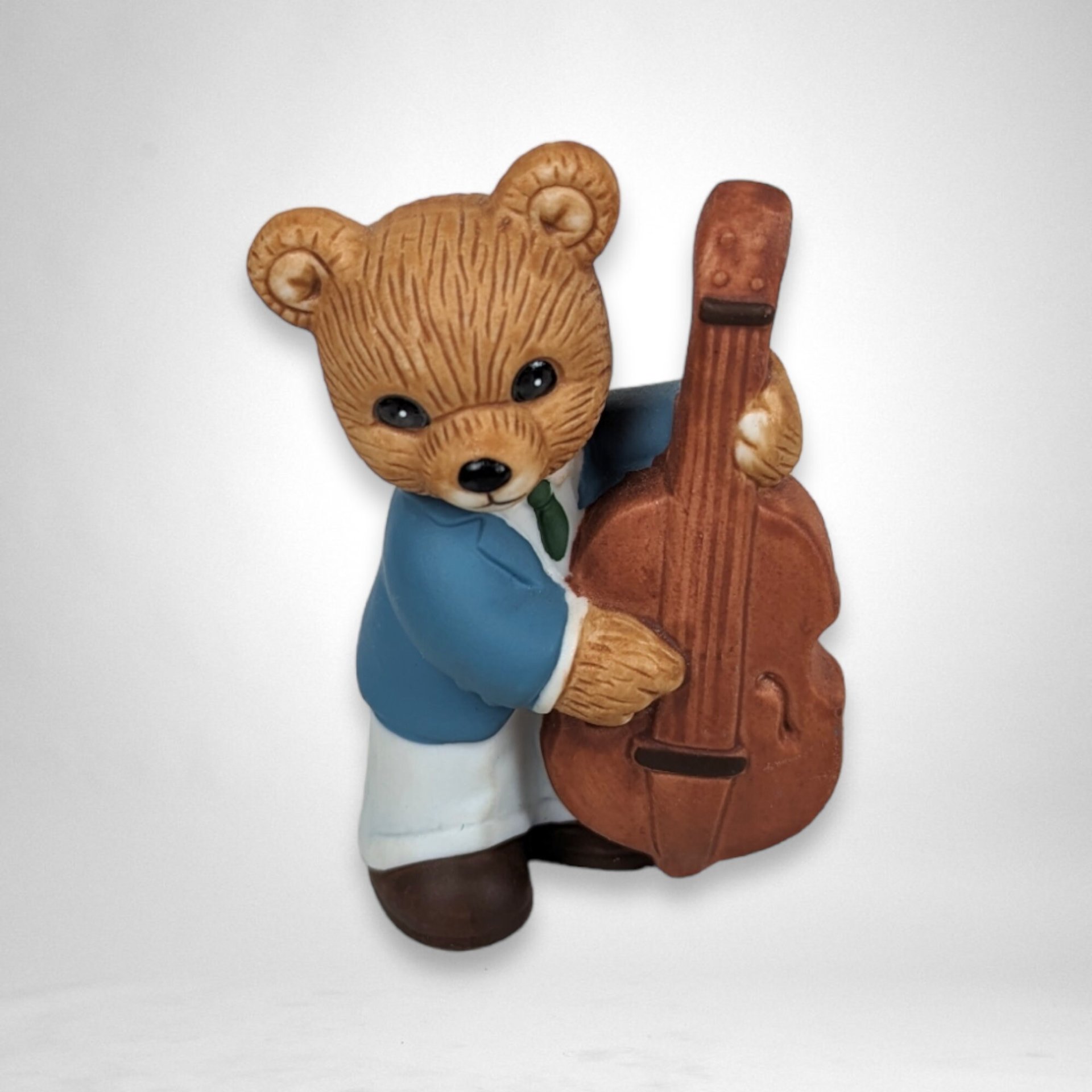 Set of 6 Homco Orchestra Ceramic Bear Figurines 1422: Musical Harmony Collection