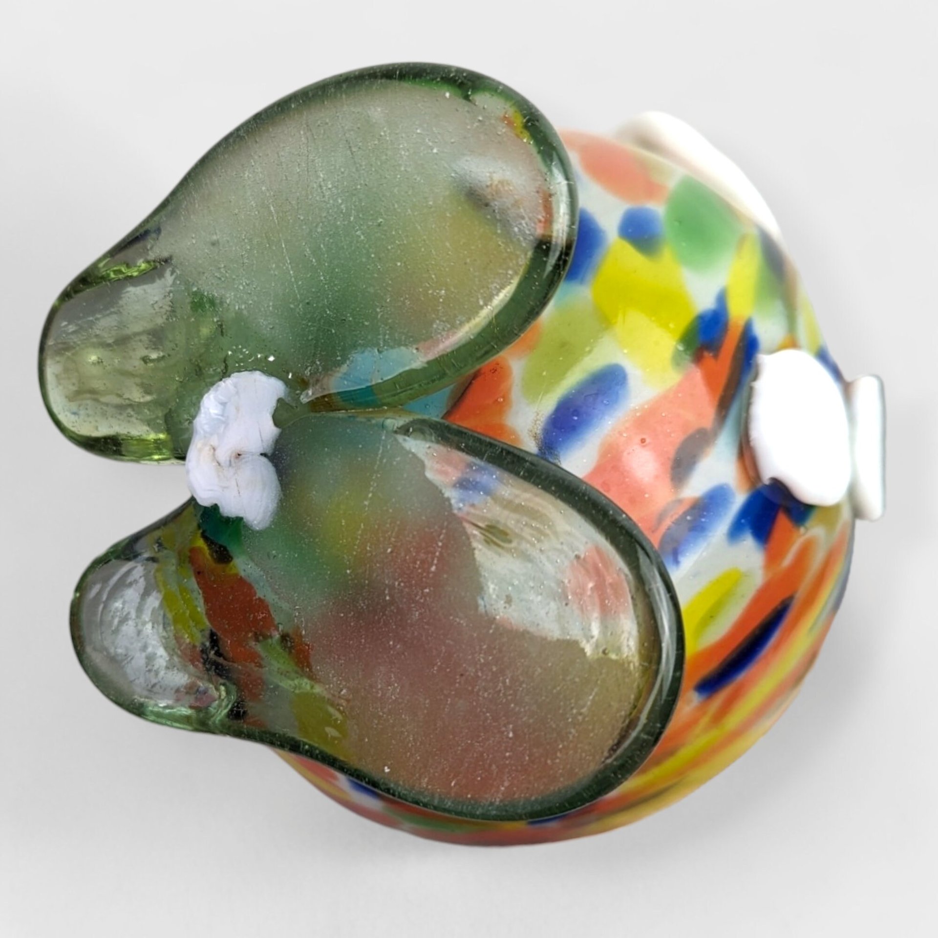 Vintage Art Glass Clown Decanter | 14" Tall | Whimsical Decor | Good Condition (Display Only)