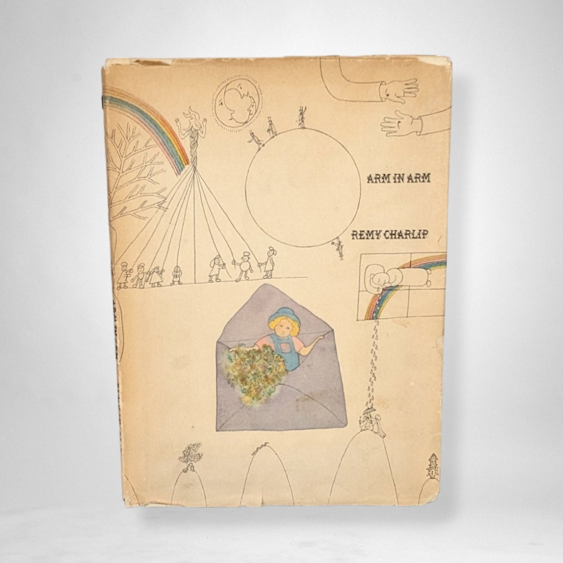 1969 Arm in Arm by Remy Charlip Hardcover Book: A Whimsical Journey Through Imagination