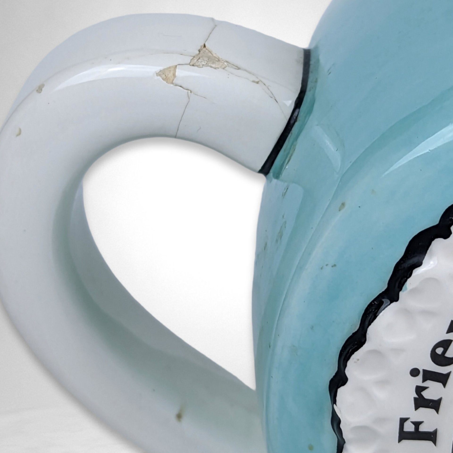 I Love Lucy Heart Shaped 'Friends Forever' Teapot - Slightly Imperfect Collectible