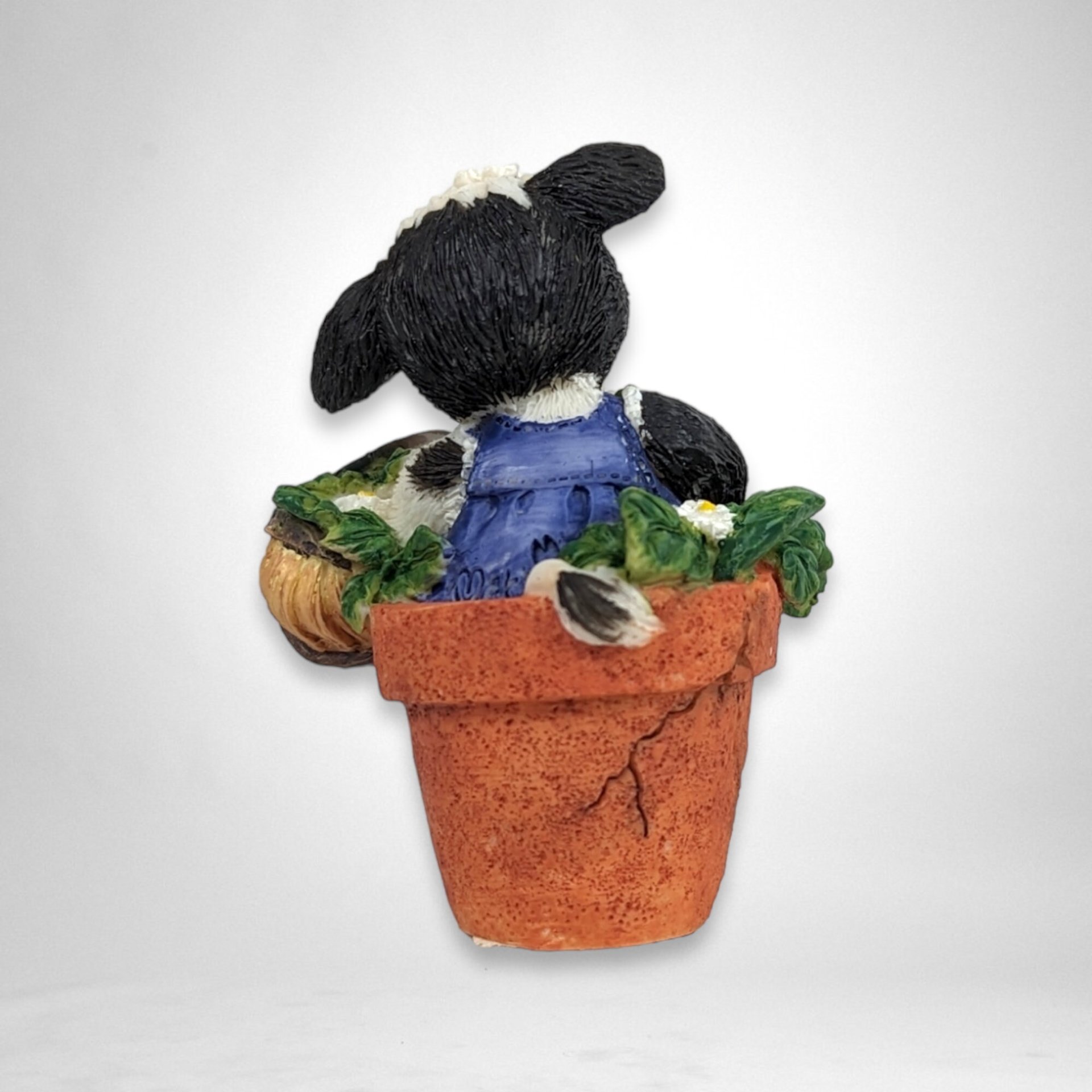 1996 Mary Moo Moos 'I Pick Moo' Cow Figurine - Whimsical Collectible Cow Decor