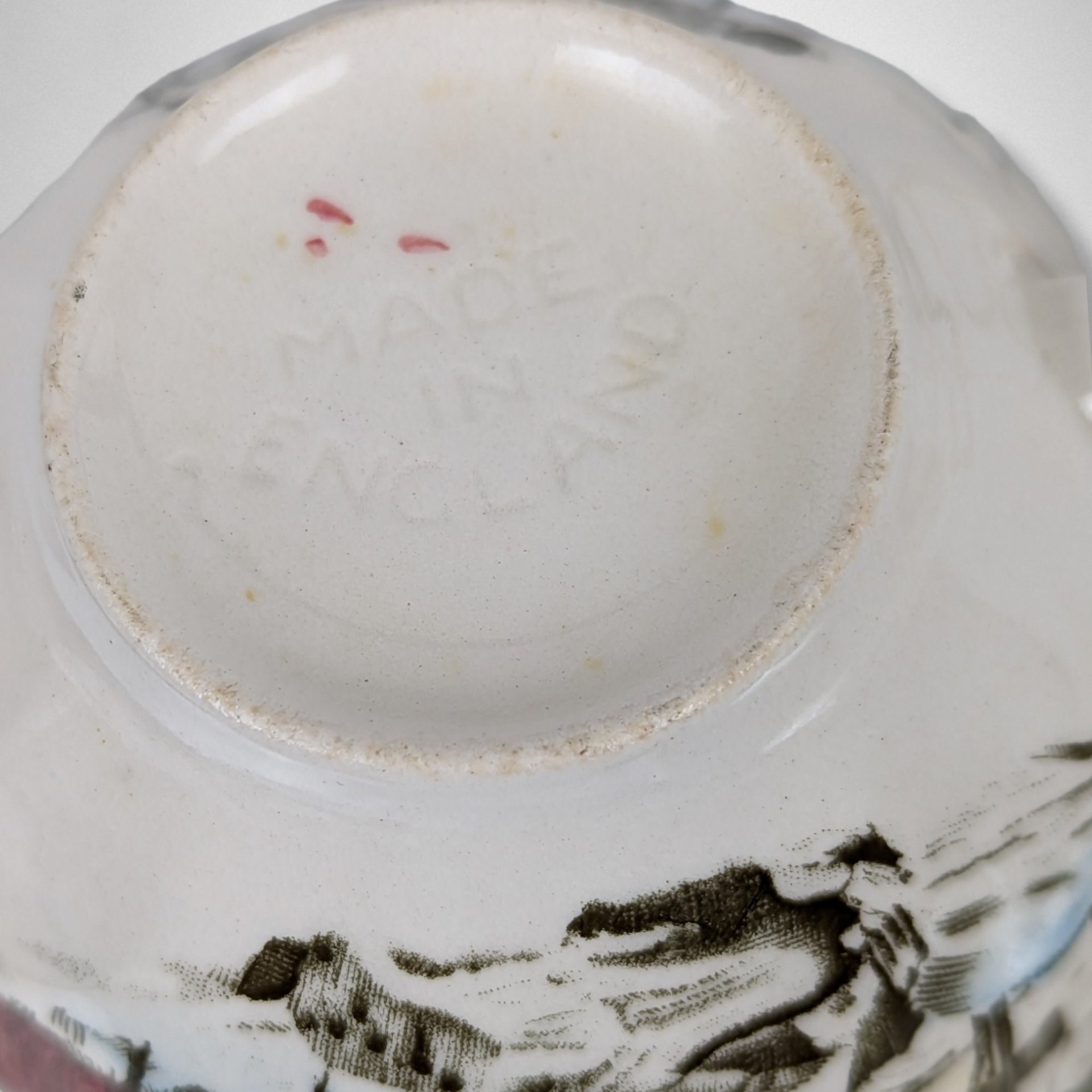 Set of 3 Johnson Bros Friendly Village Ice House Cup and Saucer Sets - Charming Collectible Tableware