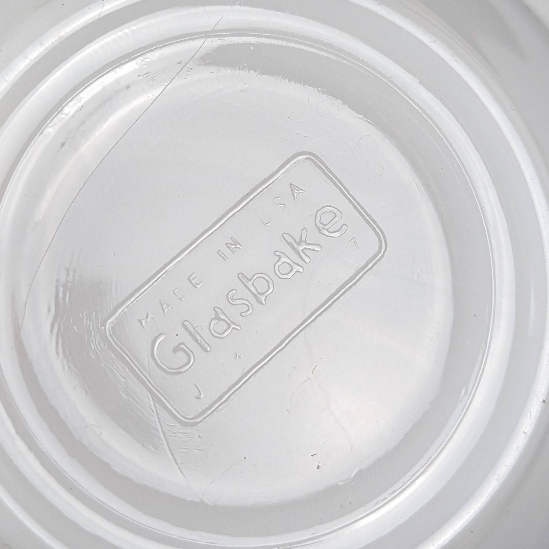 Glasbake Ovenware Currier and Ives Coupe Cereal Bowl Pair - Vintage Collectible Bowls