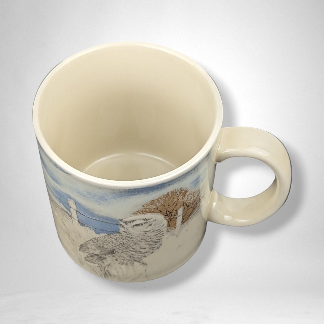 Vintage Otagiri Owl Mug | Ceramic Coffee Mug | 3 3/4" Tall | Excellent Condition | Collectible Otagiri | Bird Lover Gift