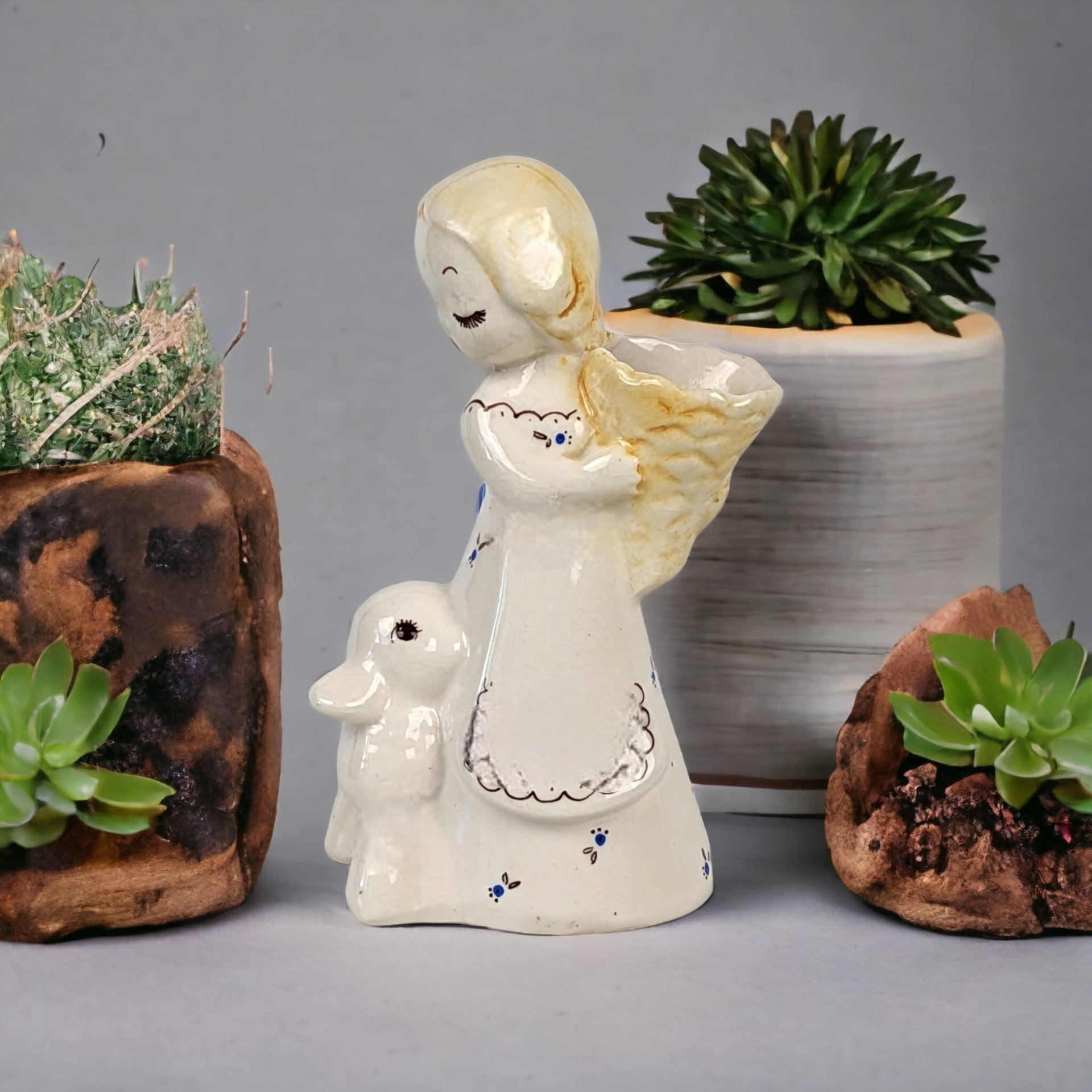 Rare Find! 1938 DeLee Art "Mary" Figurine/Vase - Pre-WWII Collectible Gem