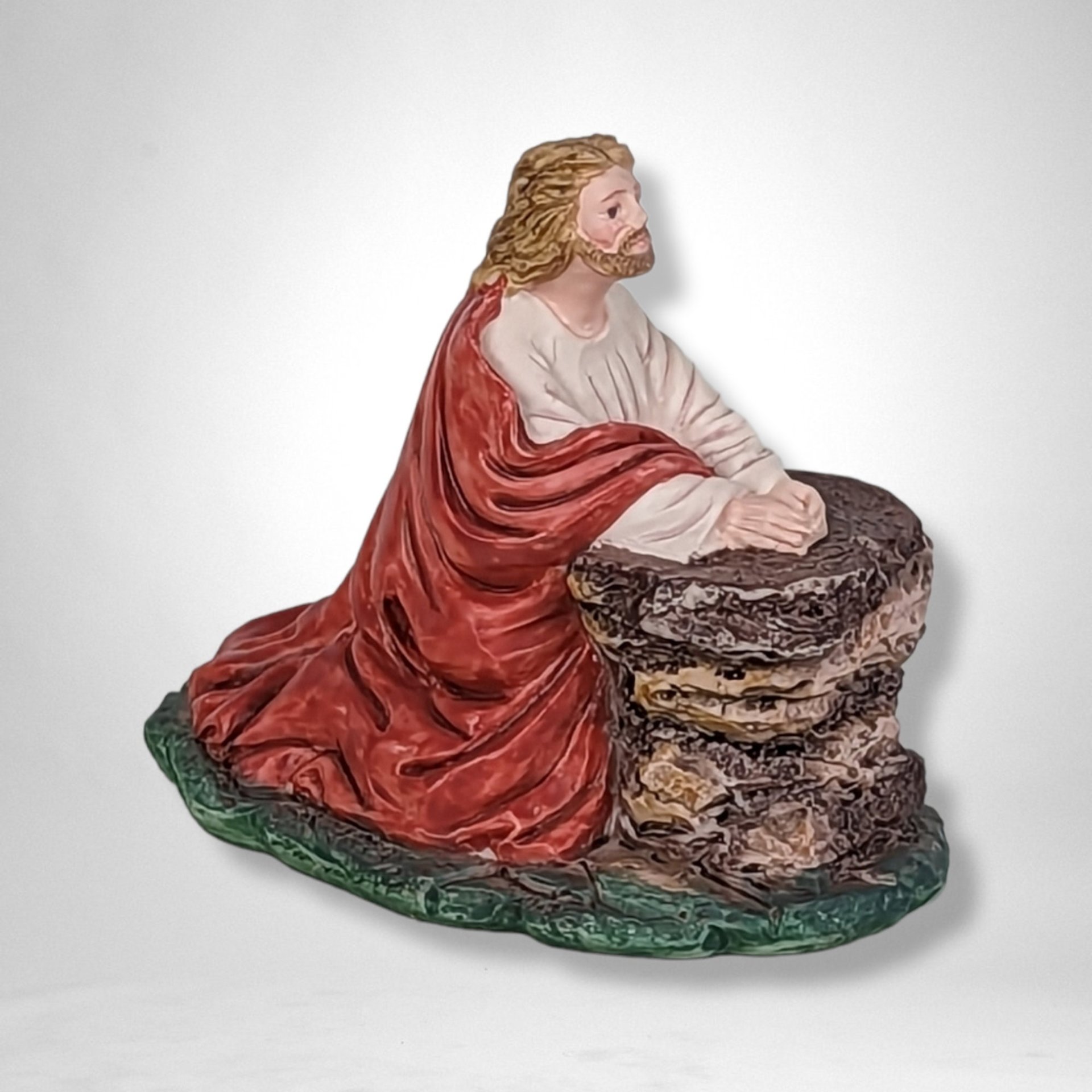 Set of 2 Roman Inc Resin Religious Figurines: Spiritual Collectibles for Home Decor