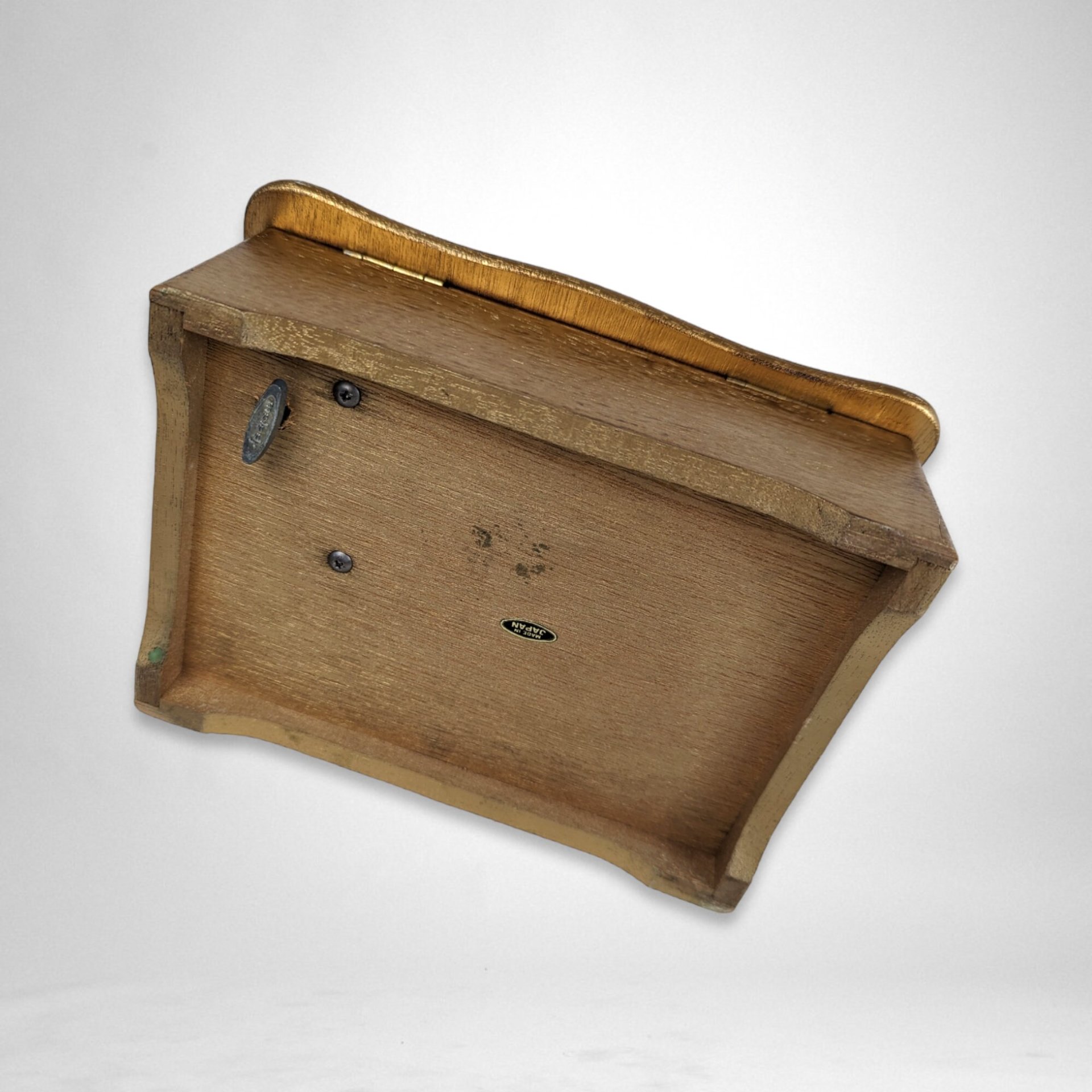 Vintage Wooden Music Box | Red Boy by Sir Thomas Lawrence | Jewelry Box | Old Music Box | Collectible Box