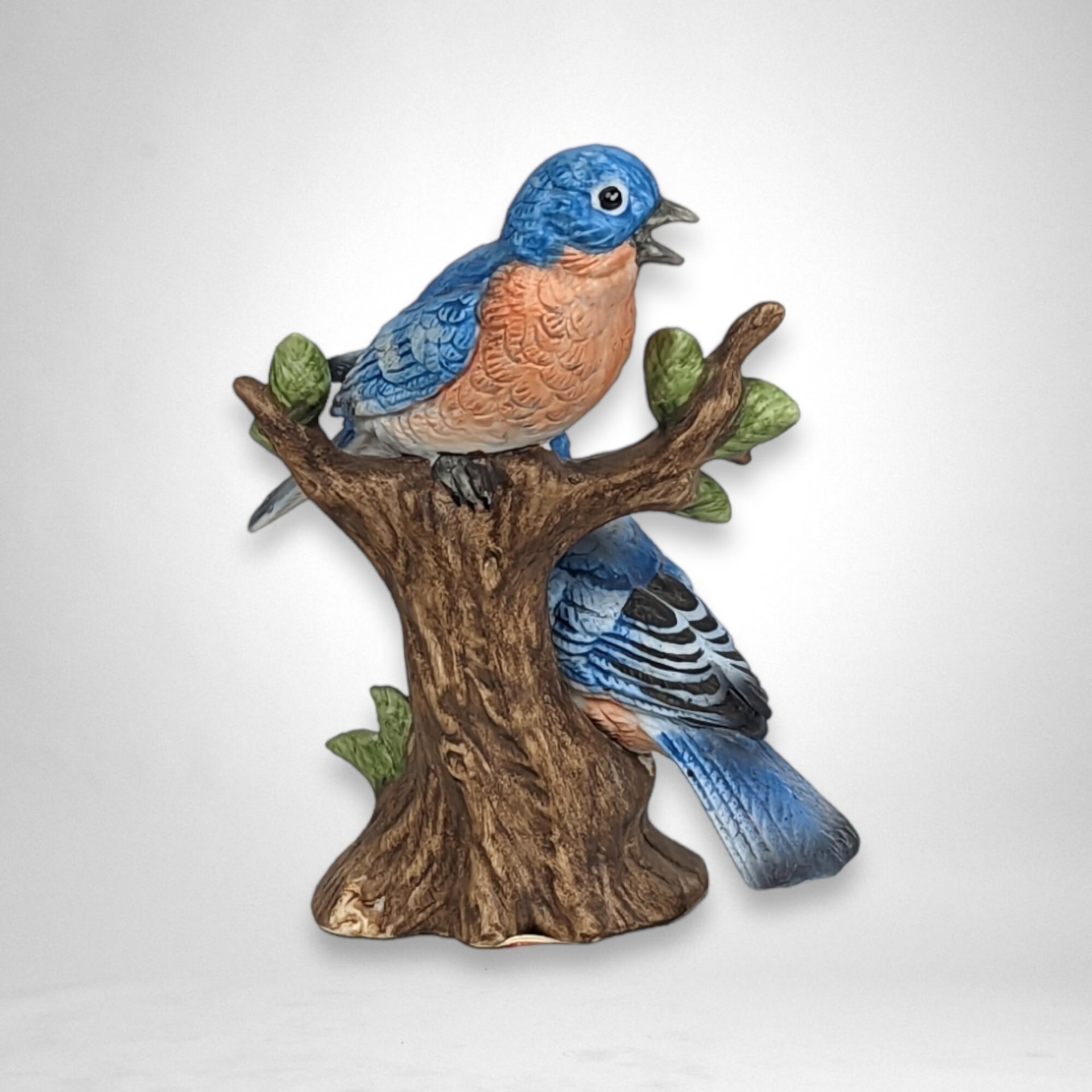 Vintage Lefton Hand Painted Blue Bird Figurine 02203