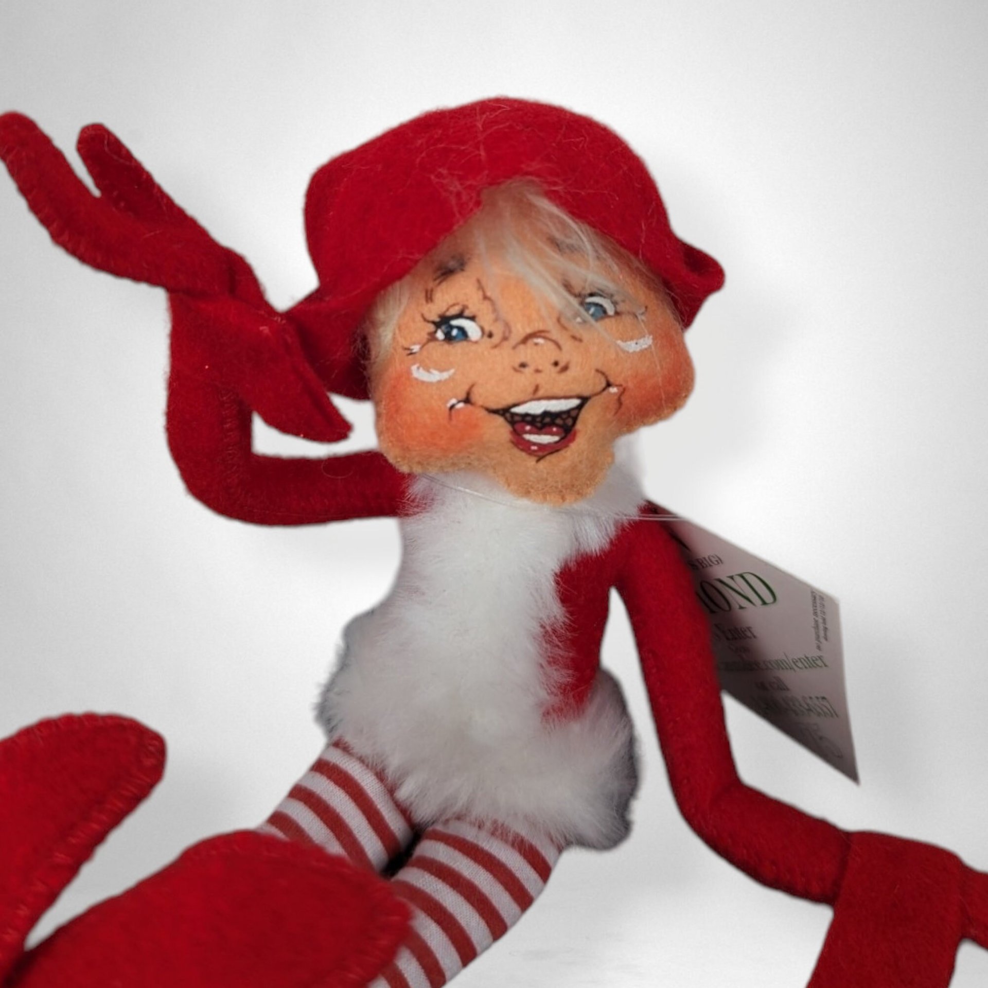 Vintage Annalee Christmas Elf Doll - Festive Holiday Collectible