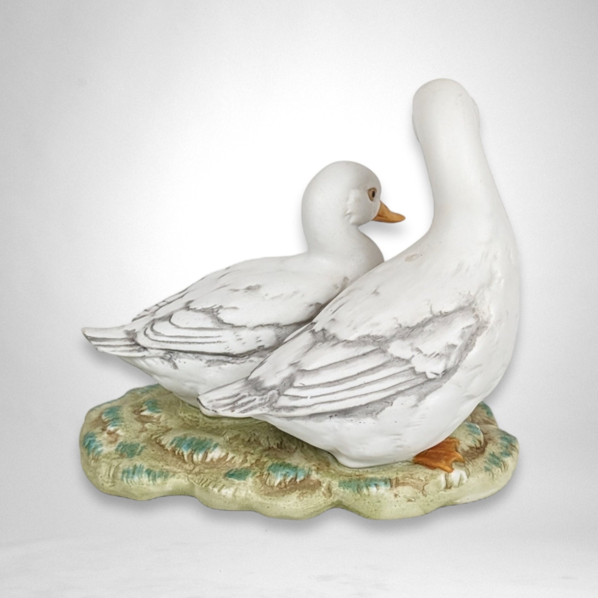 Homco Duck Family Figurine 1425 – Quaint Home Decor Delight