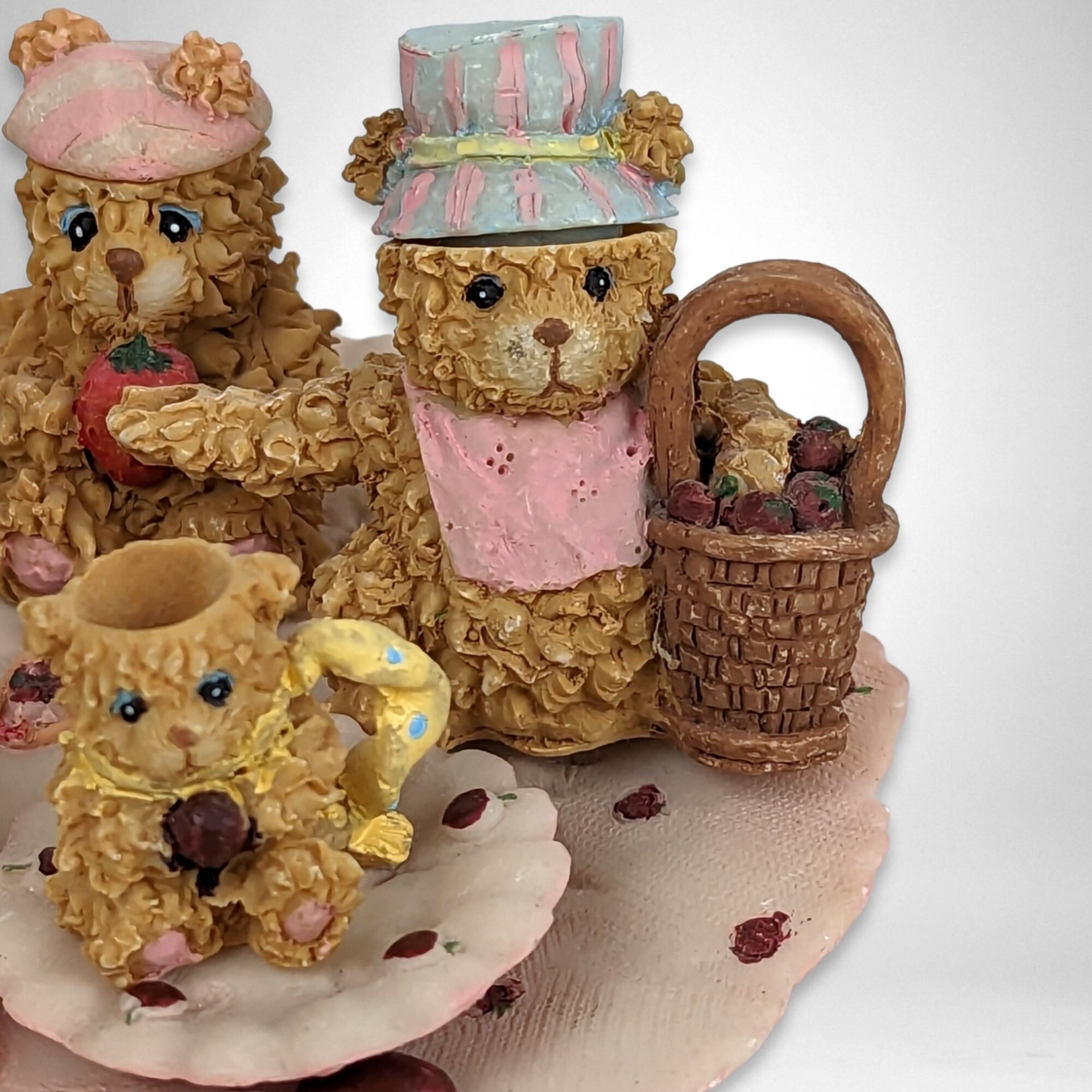 Adorable Belovable Bears Miniature Tea Set for Tea-Time Delights