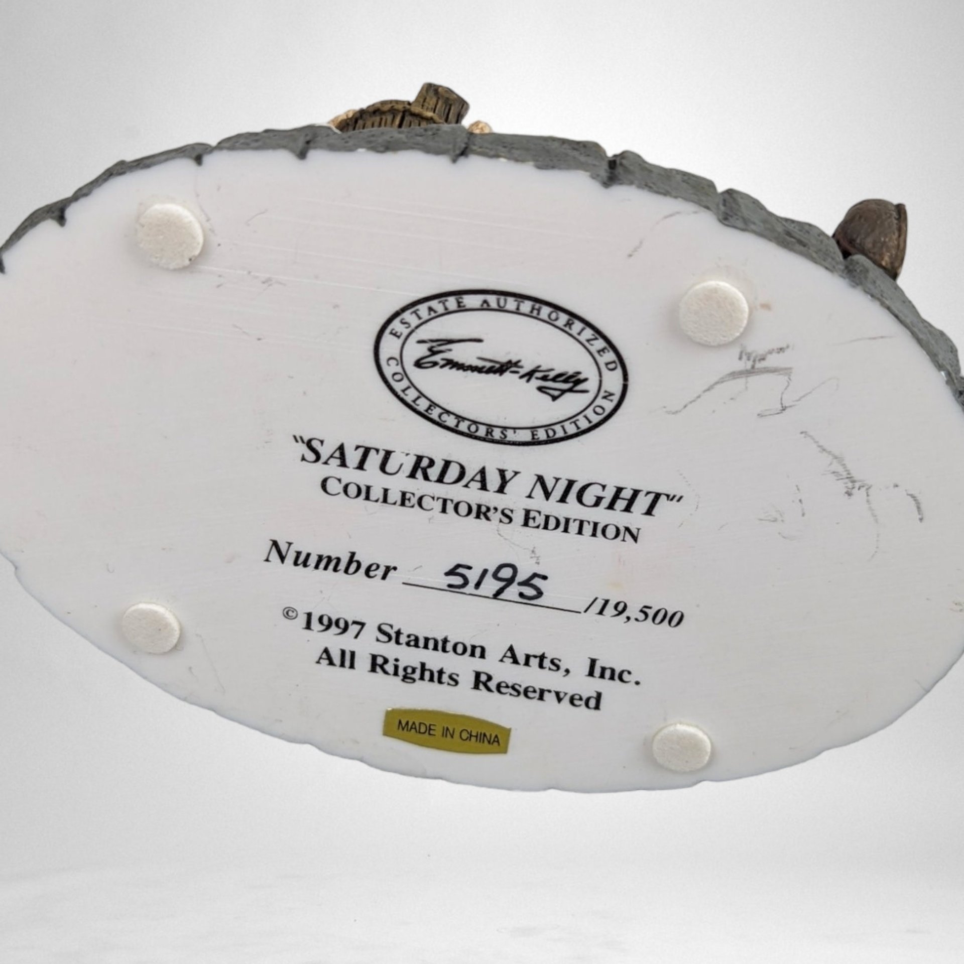 1997 Emmett Kelly Saturday Night Weary Willie Clown Figurine: Collectible Circus Art