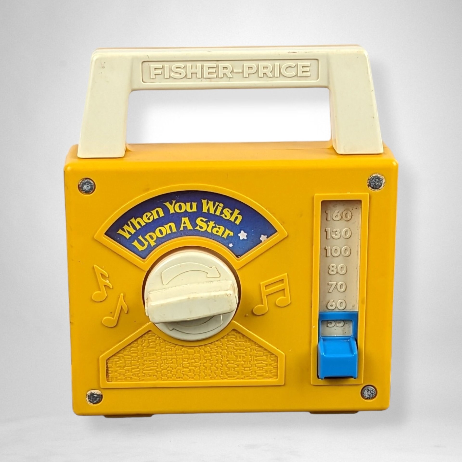 Vintage 1980 Fisher Price Toy Radio - Musical Magic When You Wish Upon a Star