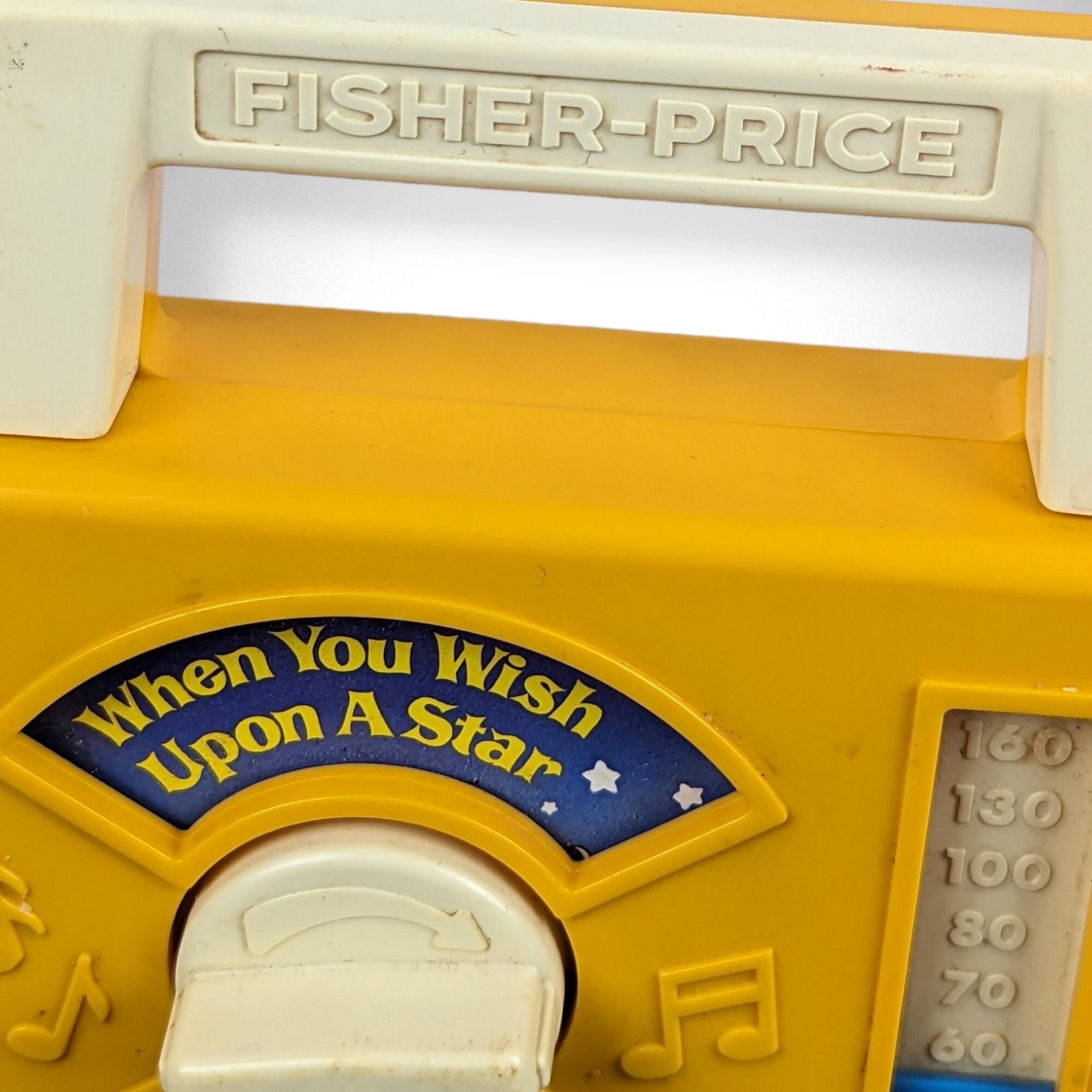 Vintage 1980 Fisher Price Toy Radio - Musical Magic When You Wish Upon a Star