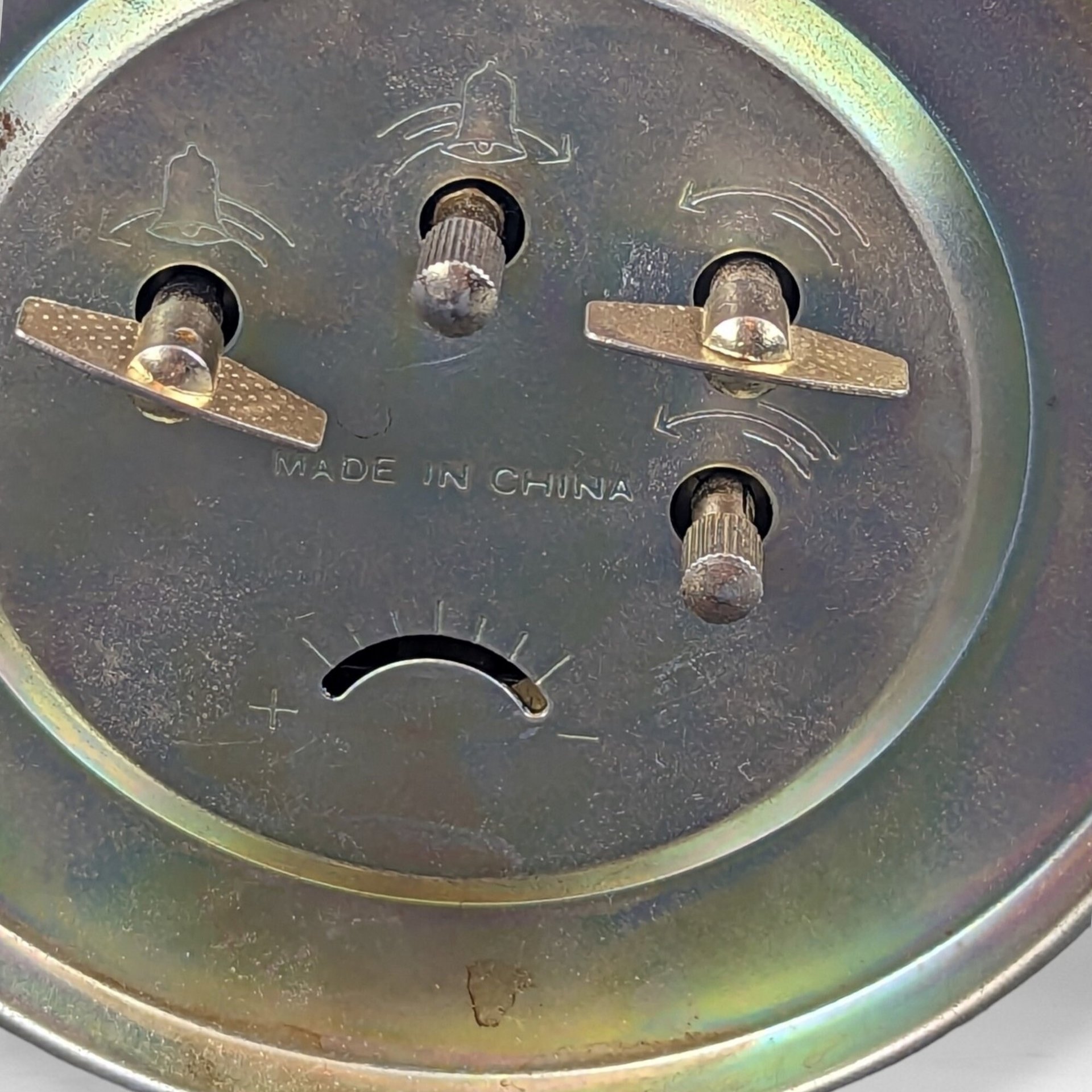 Vintage Celestial Seasonings Metal Sleepytime Wind Up Alarm Clock – Timeless Celestial Charm for Sweet Dreams