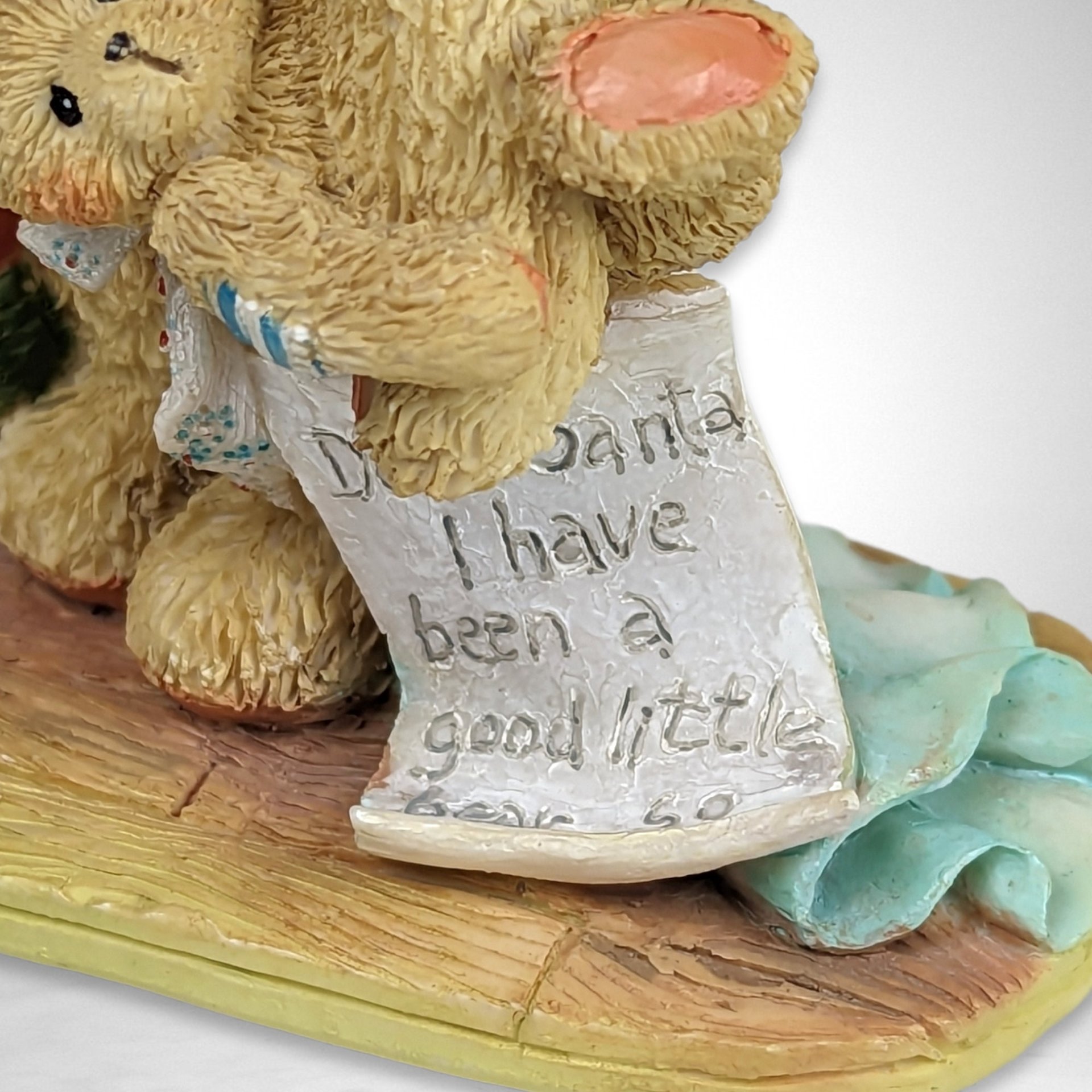 1992 Cherished Teddies Jacob "Wishing For Love" Collectible Figurine