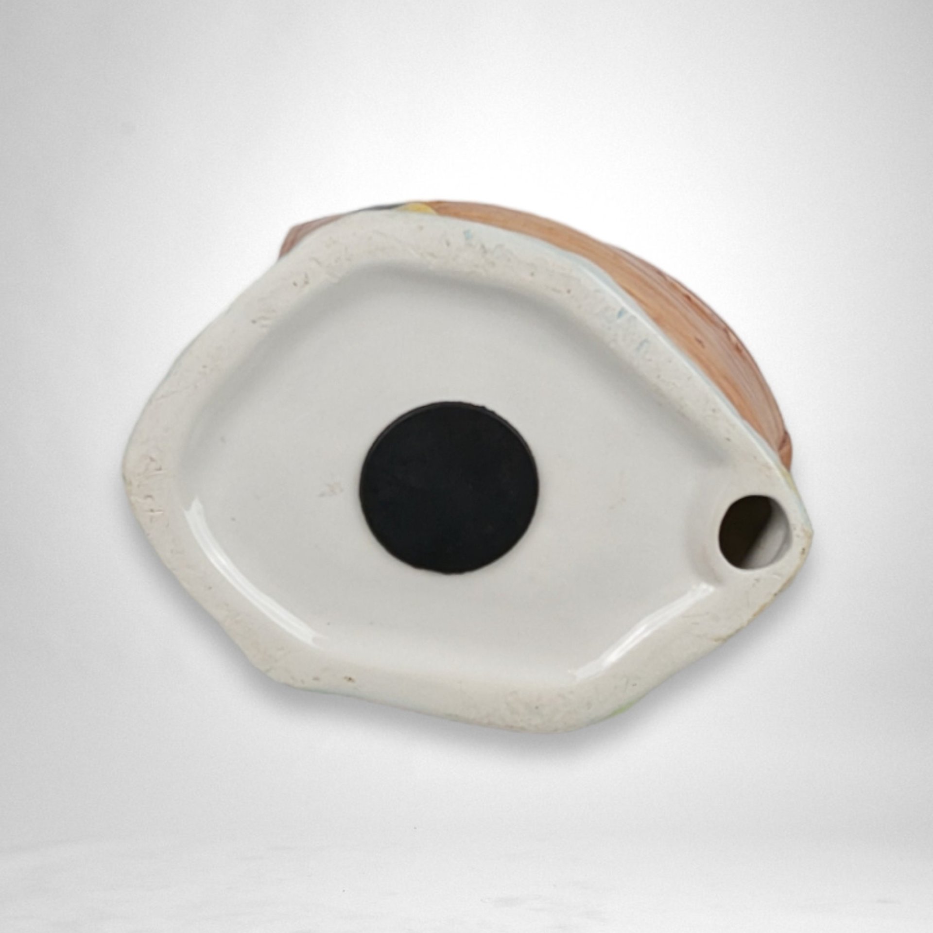 Gone Fishing Ceramic Bank, Man on Boat Fishing