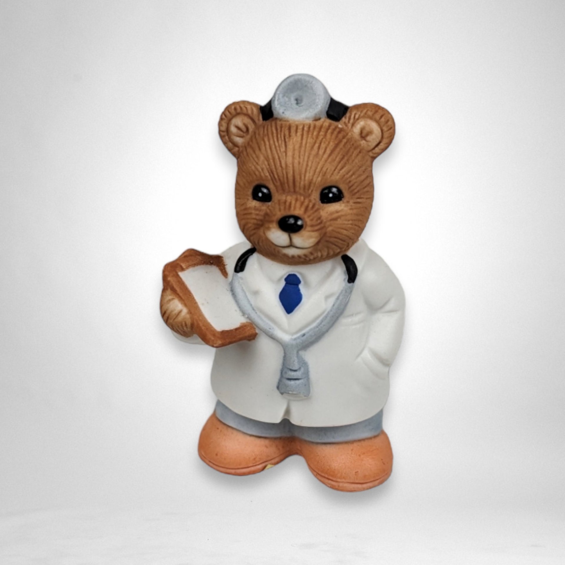 Set of 6 Homco Occupation Bear Ceramic Figurines 8805