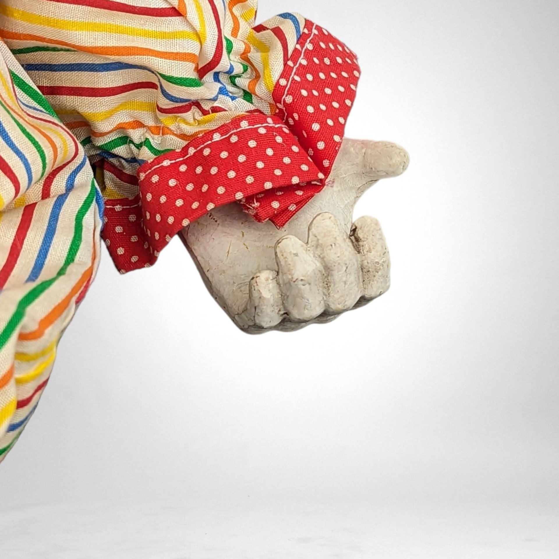 Eerie Vintage 25" Clown Doll - Unlikely to Be Haunted