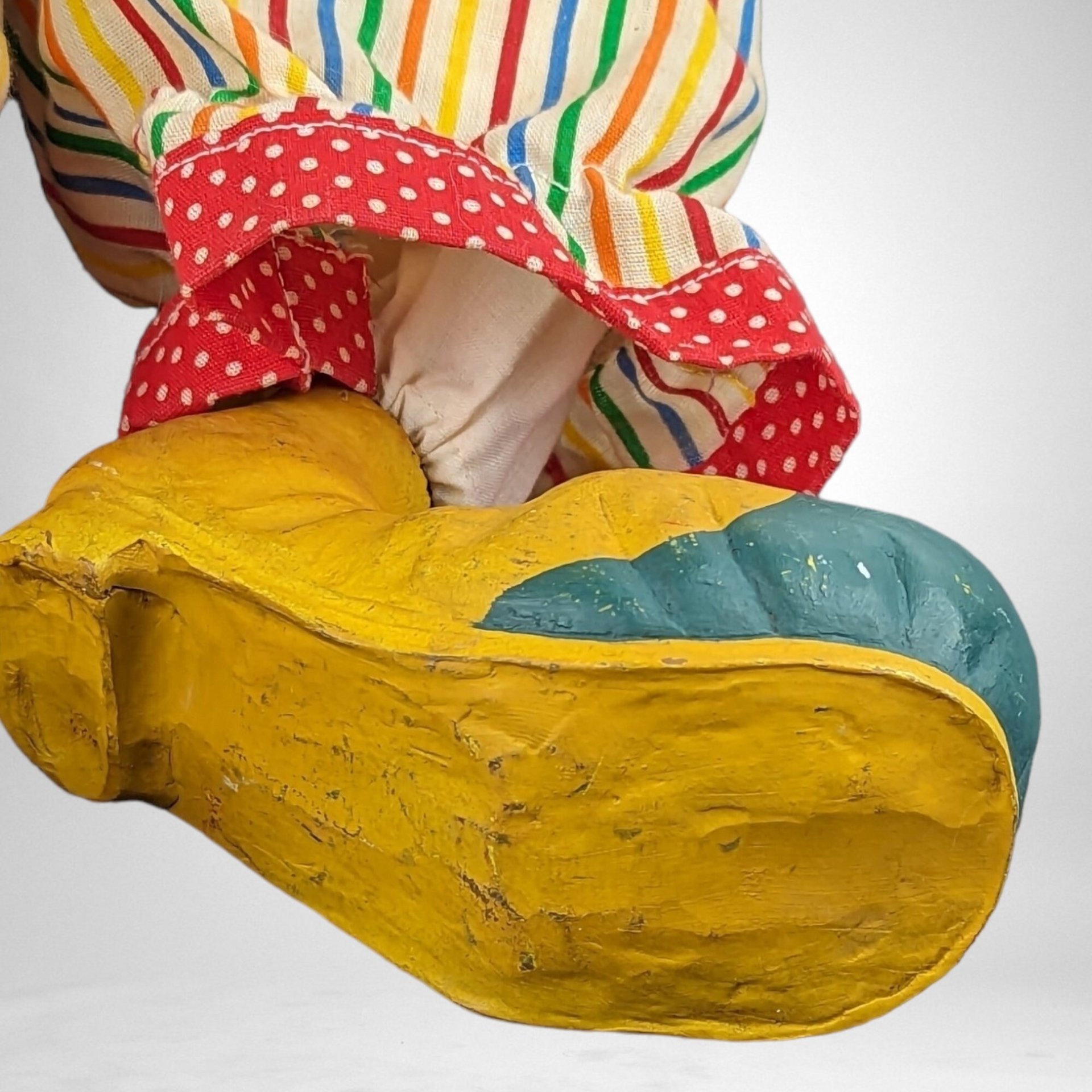 Eerie Vintage 25" Clown Doll - Unlikely to Be Haunted