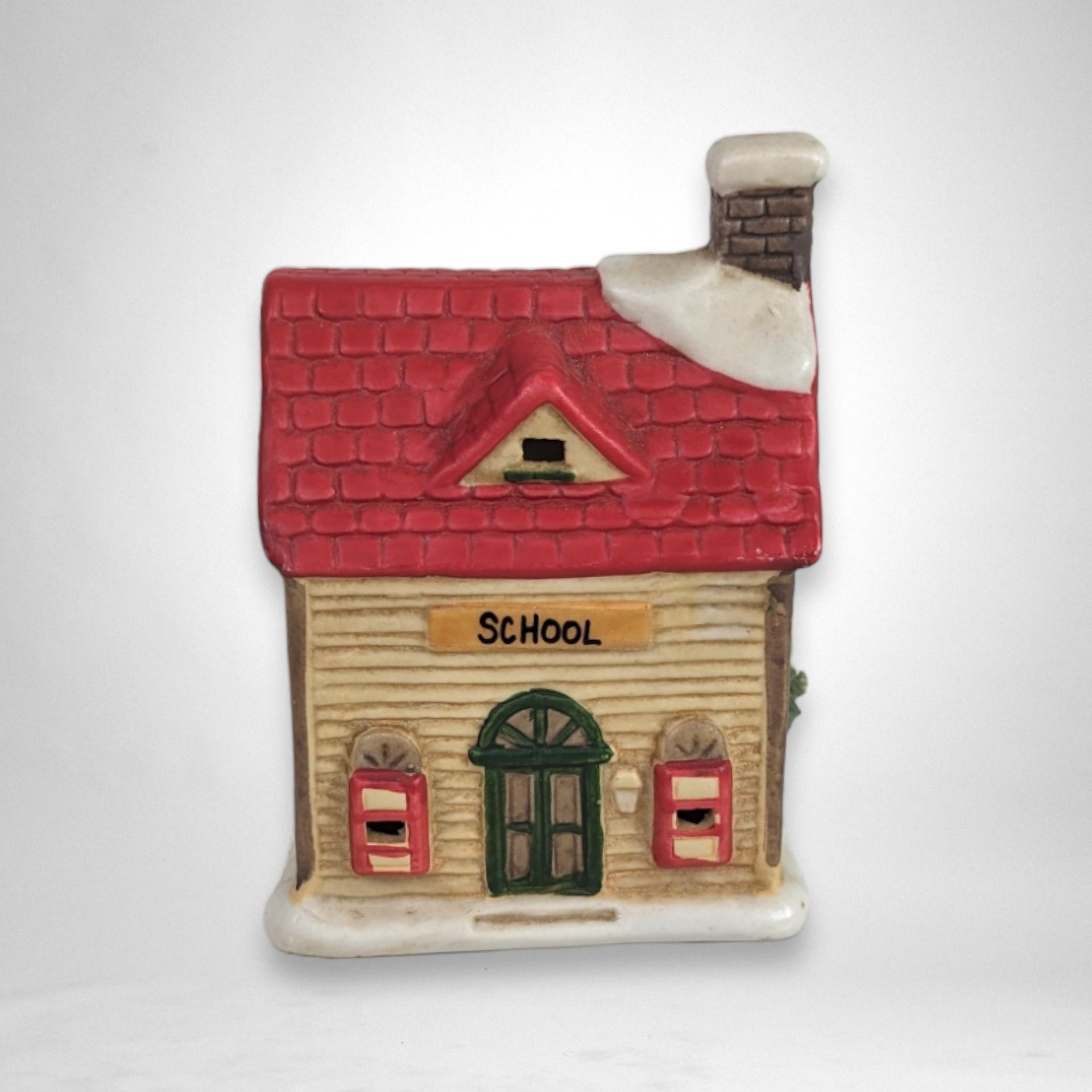 1990s Lillian Vernon Christmas Village: Set of 3 Festive Collectible Pieces