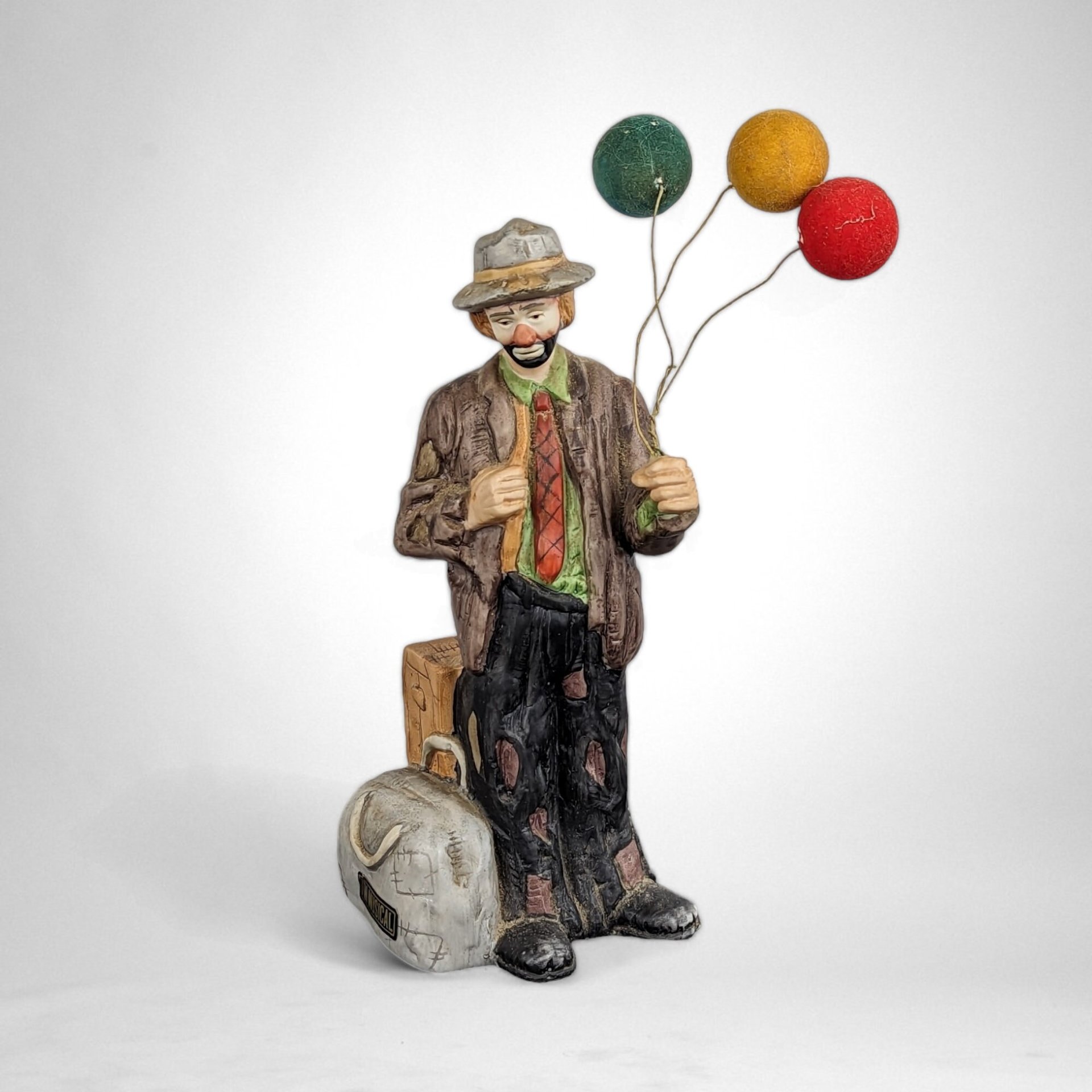 Vintage Flambro Emmett Kelly Jr Balloons For Sale Music Box: A Nostalgic Collector's Delight