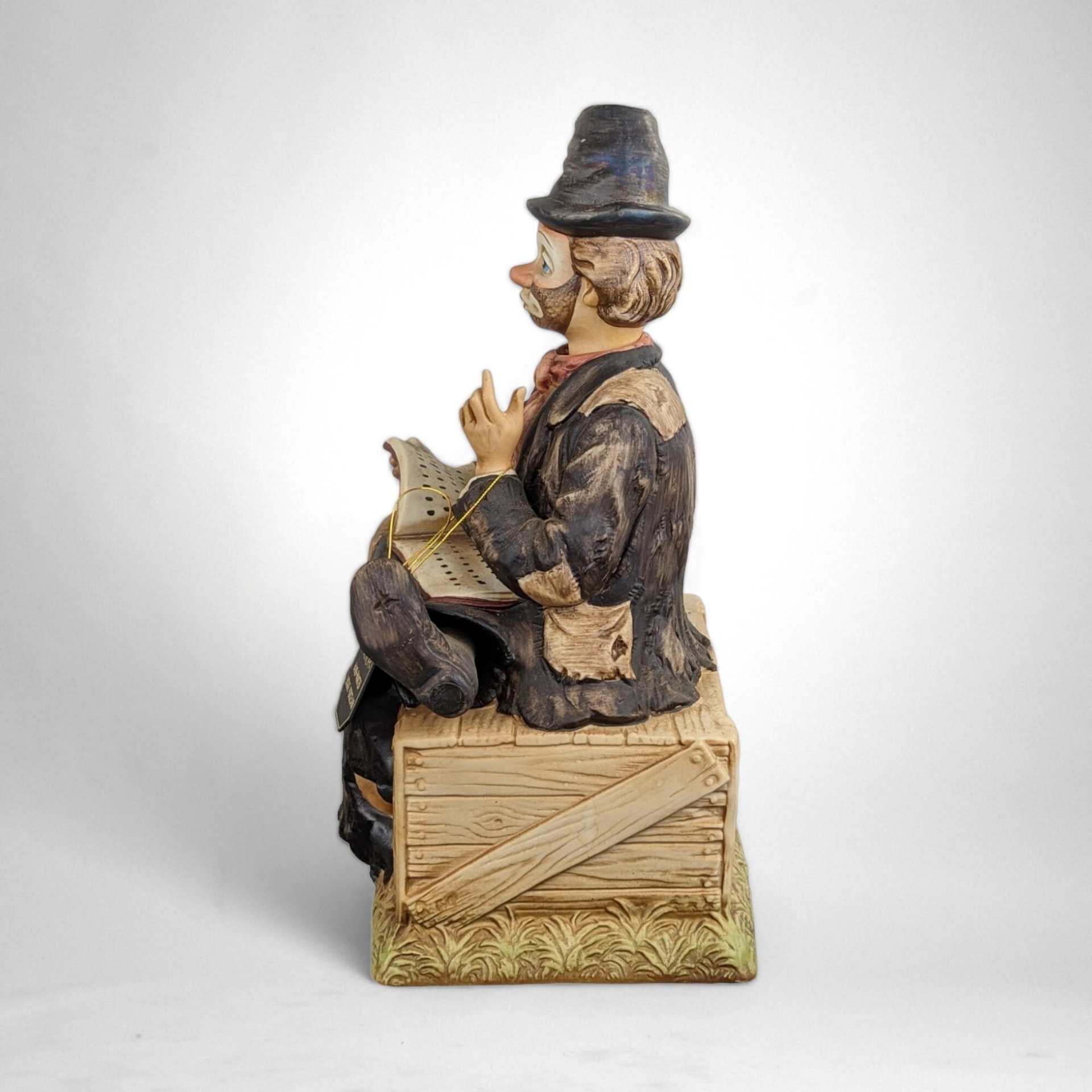 Melody in Motion Willie the Whistler Non-Working Music Box: A Whimsical Collectible Display Piece