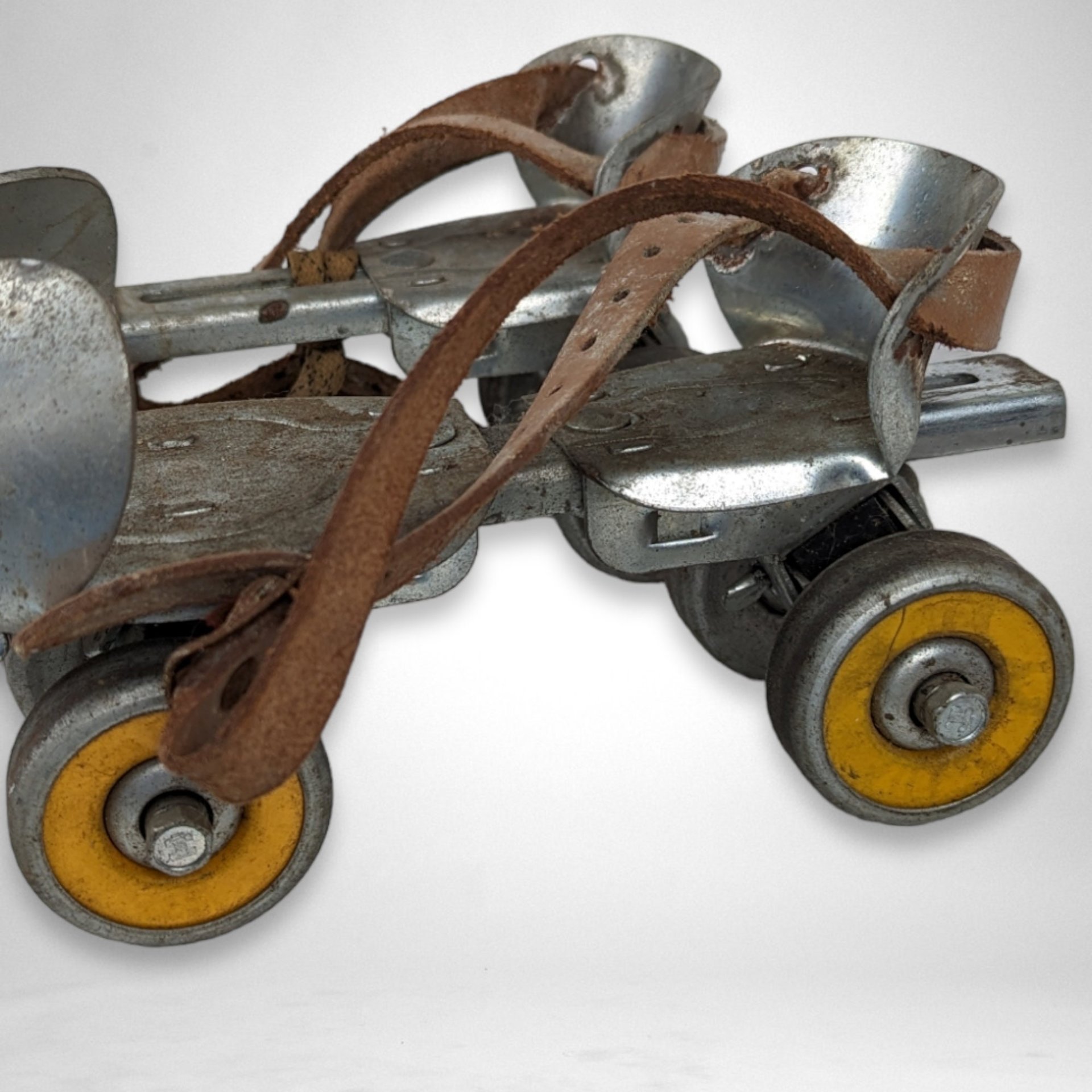 Vintage Wards Hawthorne Adjustable Metal Roller Skates - Retro Skating Nostalgia