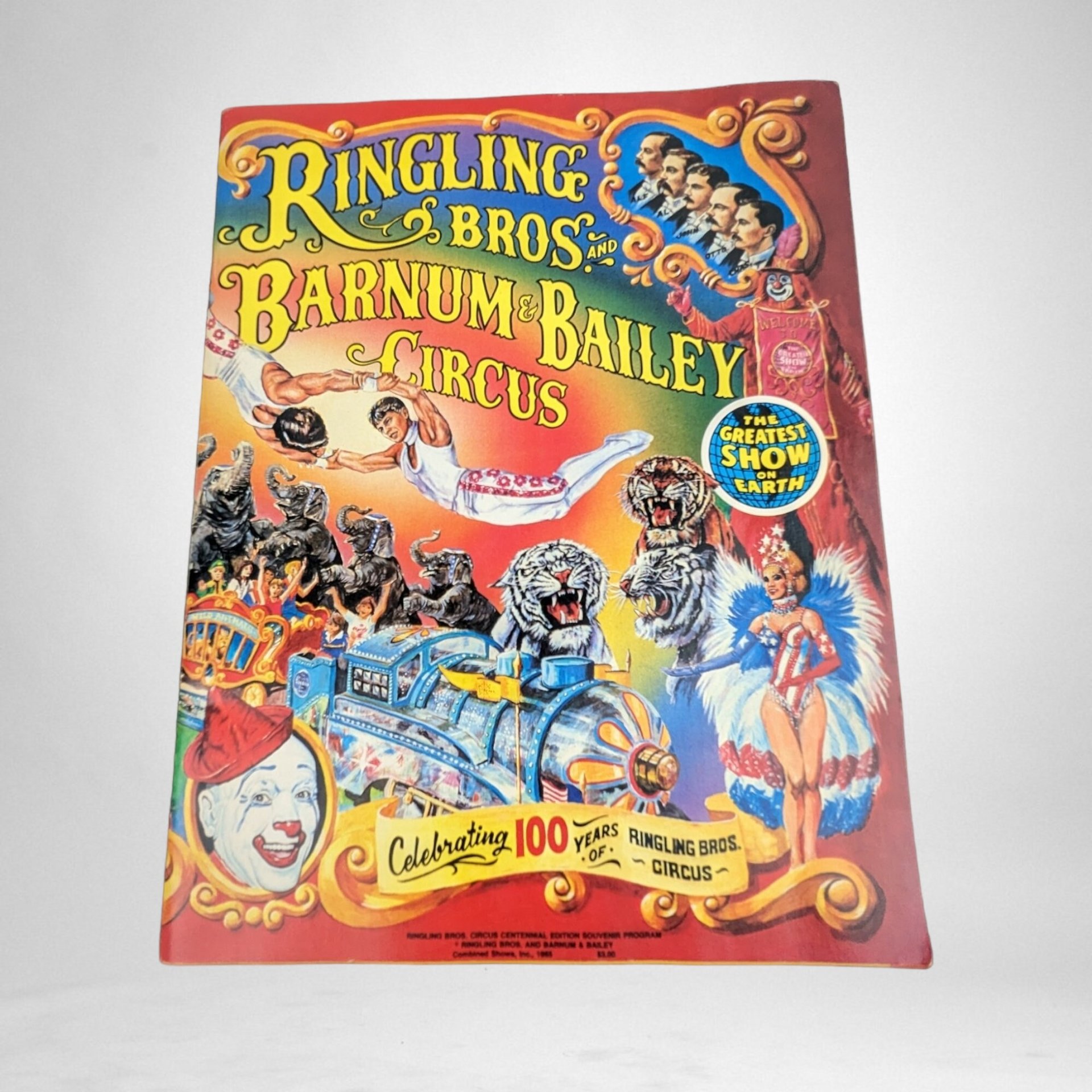 Ringling Bros. Circus Program | 1985 | 100 Years | Vintage | Barnum & Bailey | Collectible