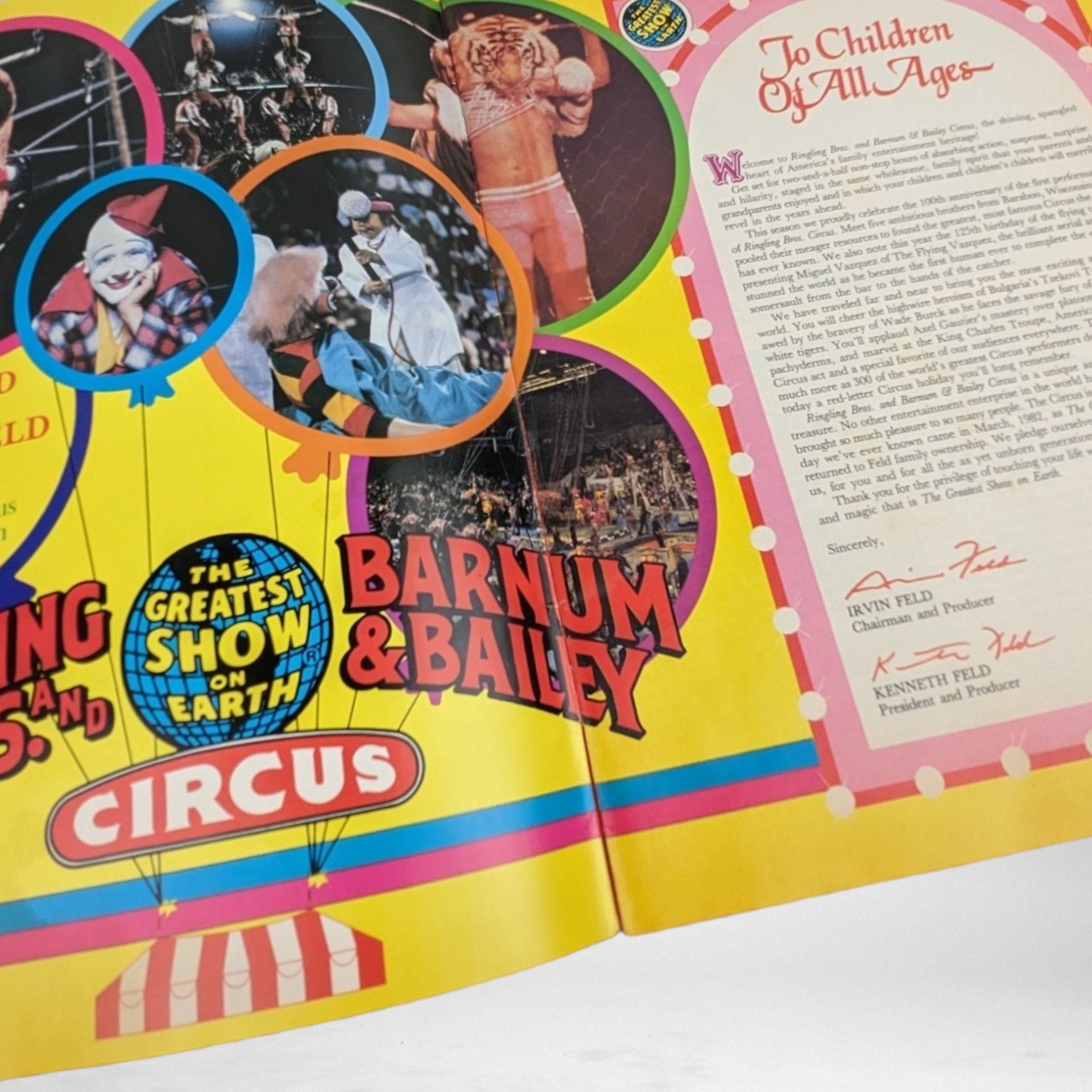 Ringling Bros. Circus Program | 1985 | 100 Years | Vintage | Barnum & Bailey | Collectible