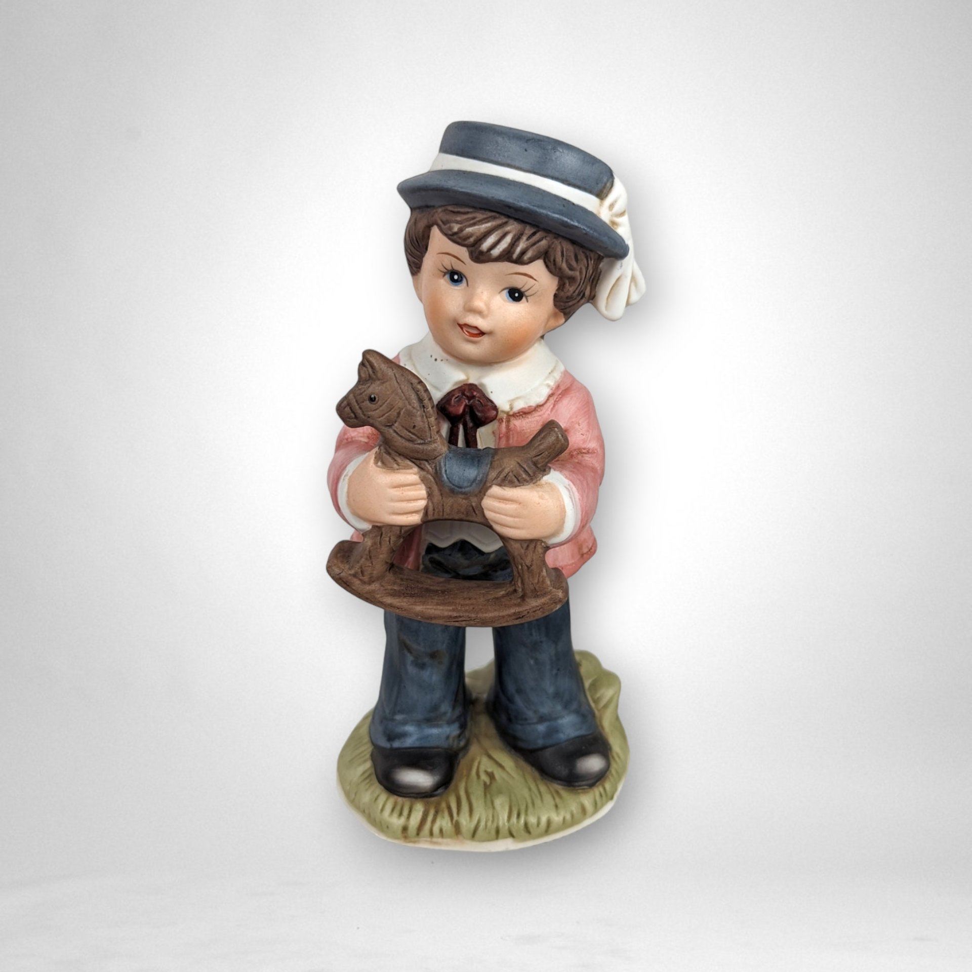 Homco Boy and Girl Couple Ceramic Figurines 1419