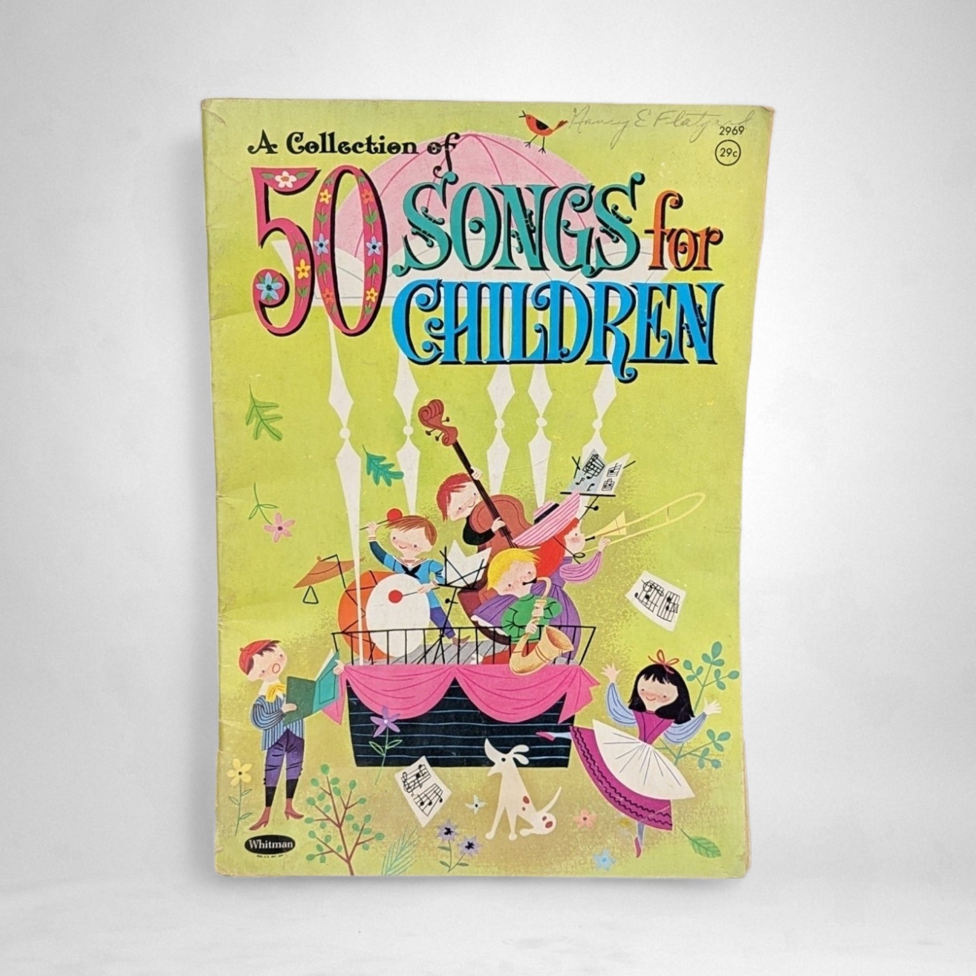 1964 Whitman Collection of 50 Songs for Children: Timeless Musical Delights for Young Hearts