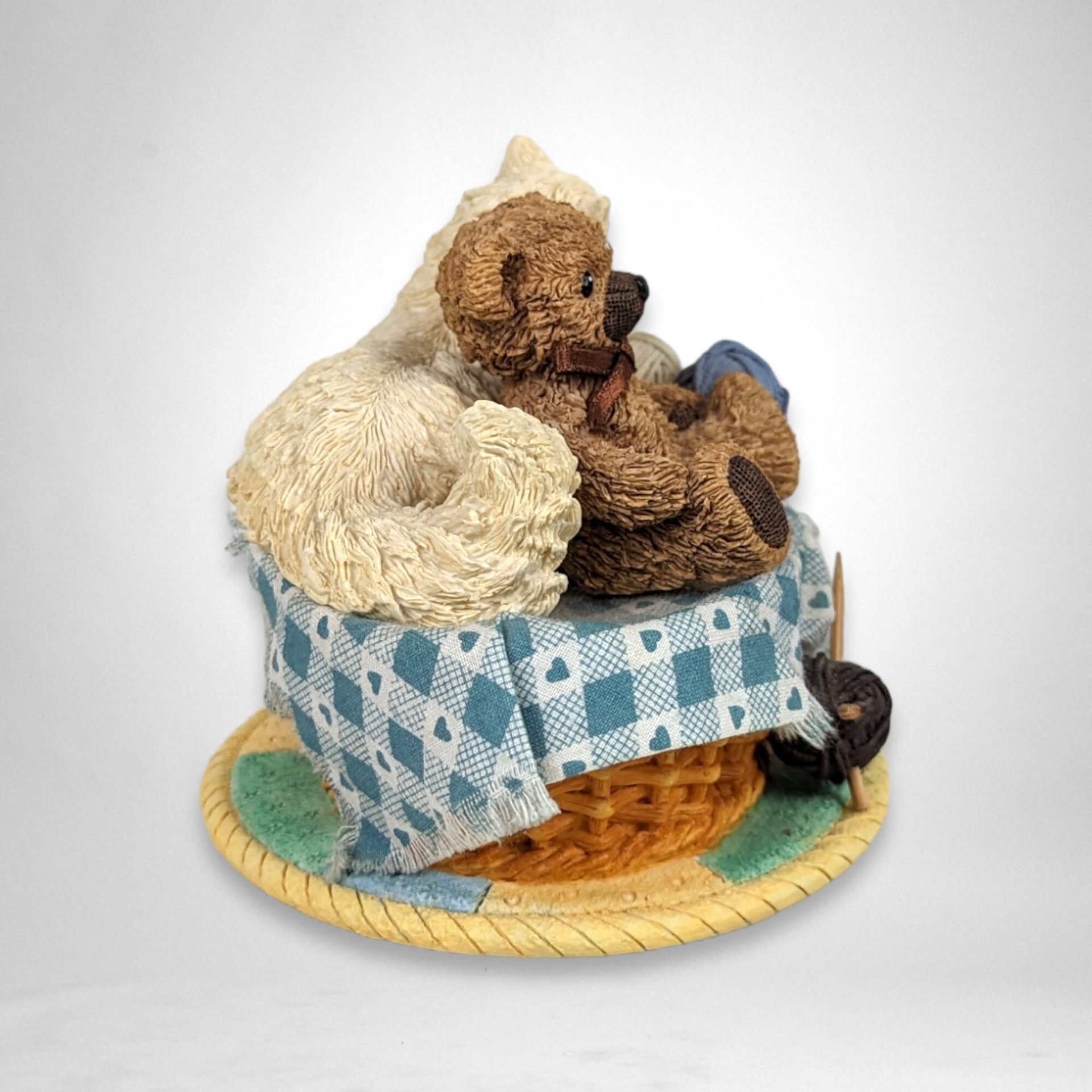 San Francisco Music Box Cat & Bear "My Favorite Things"