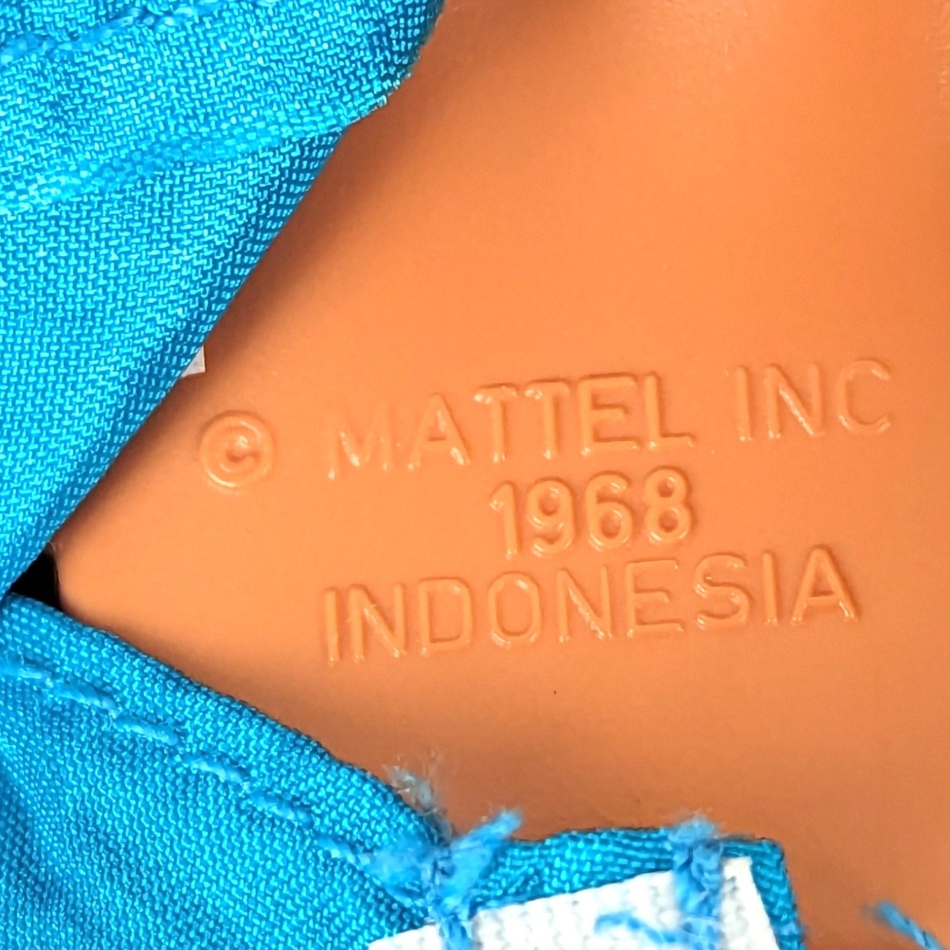 Vintage Ken Doll - Brown Hair, Blue Eyes, Turquoise Short Set (MISSING SHOES)