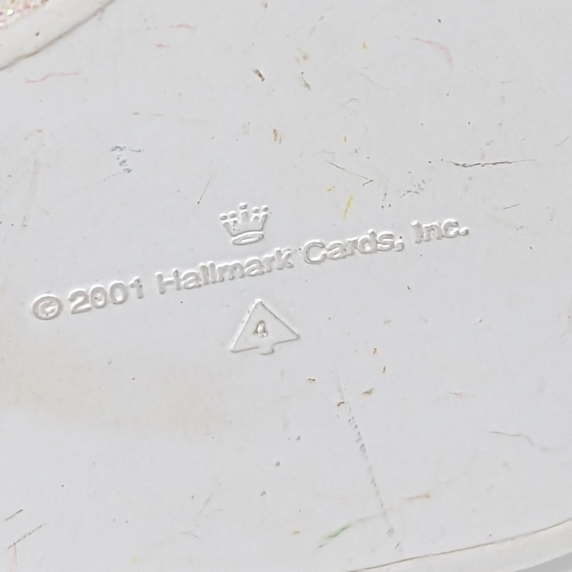 Hallmark Keepsake 2001 Snowman & Raccoon Ornament