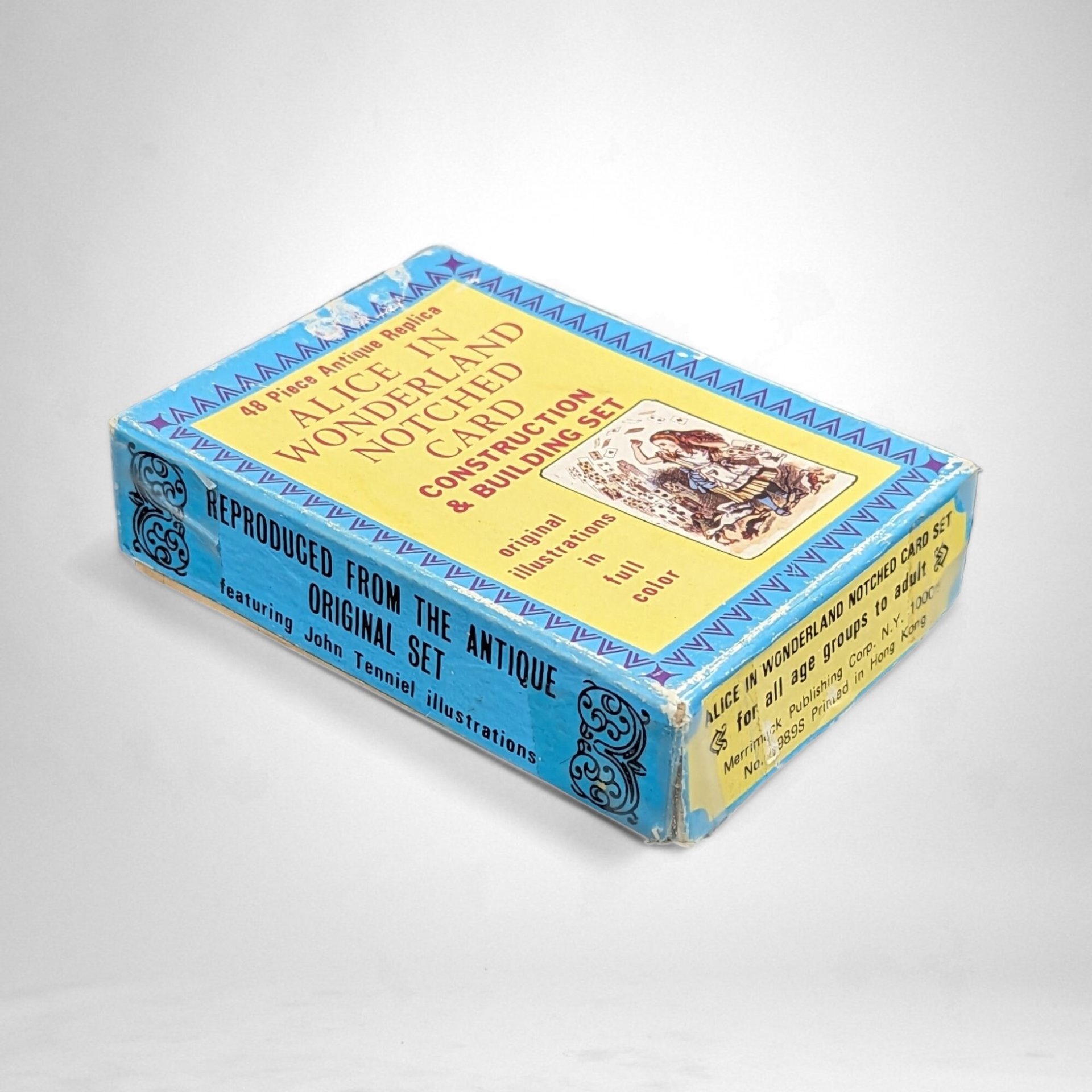 1980s Alice in Wonderland Notched Card Construction Set: Creative Wonderland Adventures